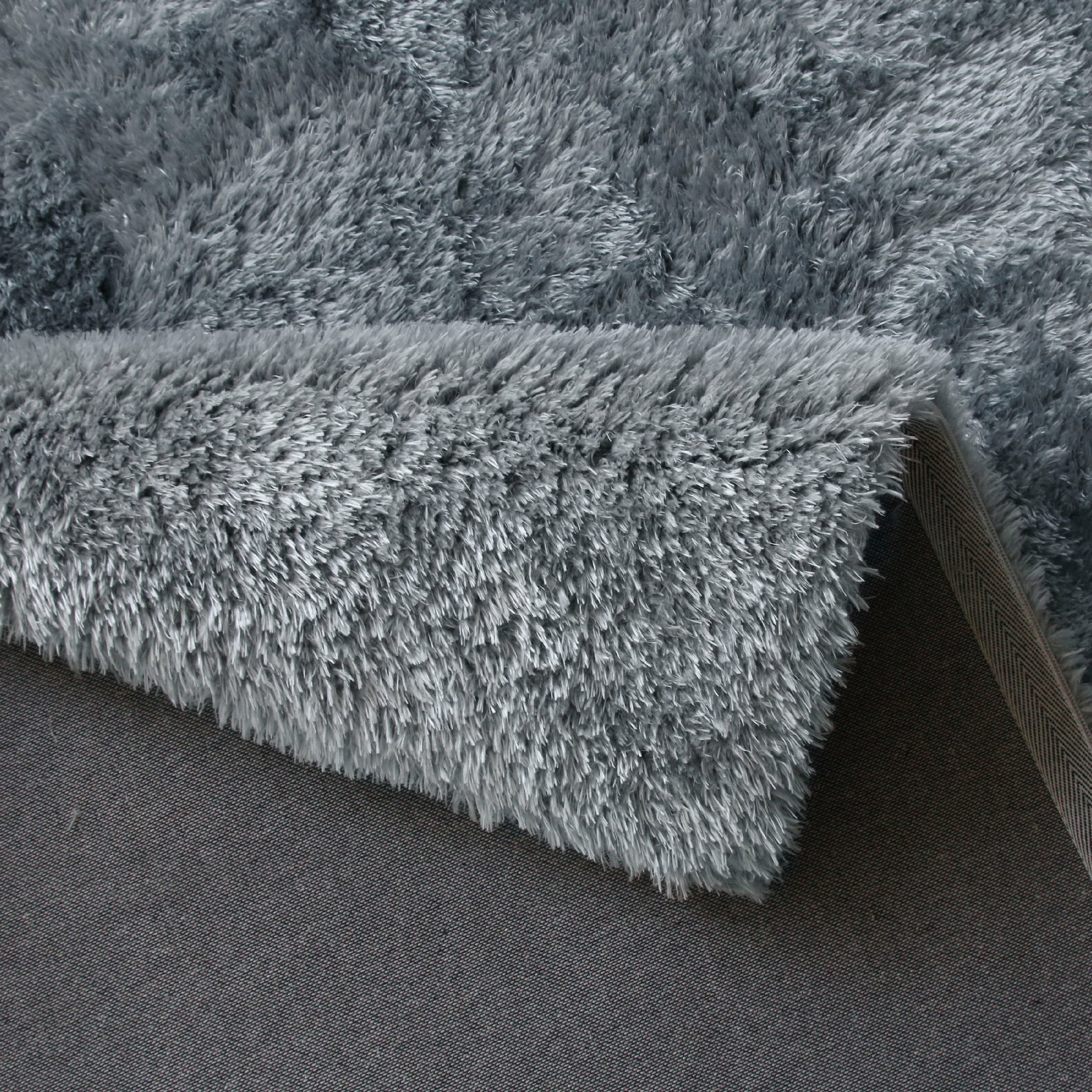 my home Hochflor-Teppich »Micro Shaggy«, rechteckig, 53 mm Höhe, weich, flauschig, Uni-Farben, Wohnzimmer, Schlafzimmer, Kinderzimmer
