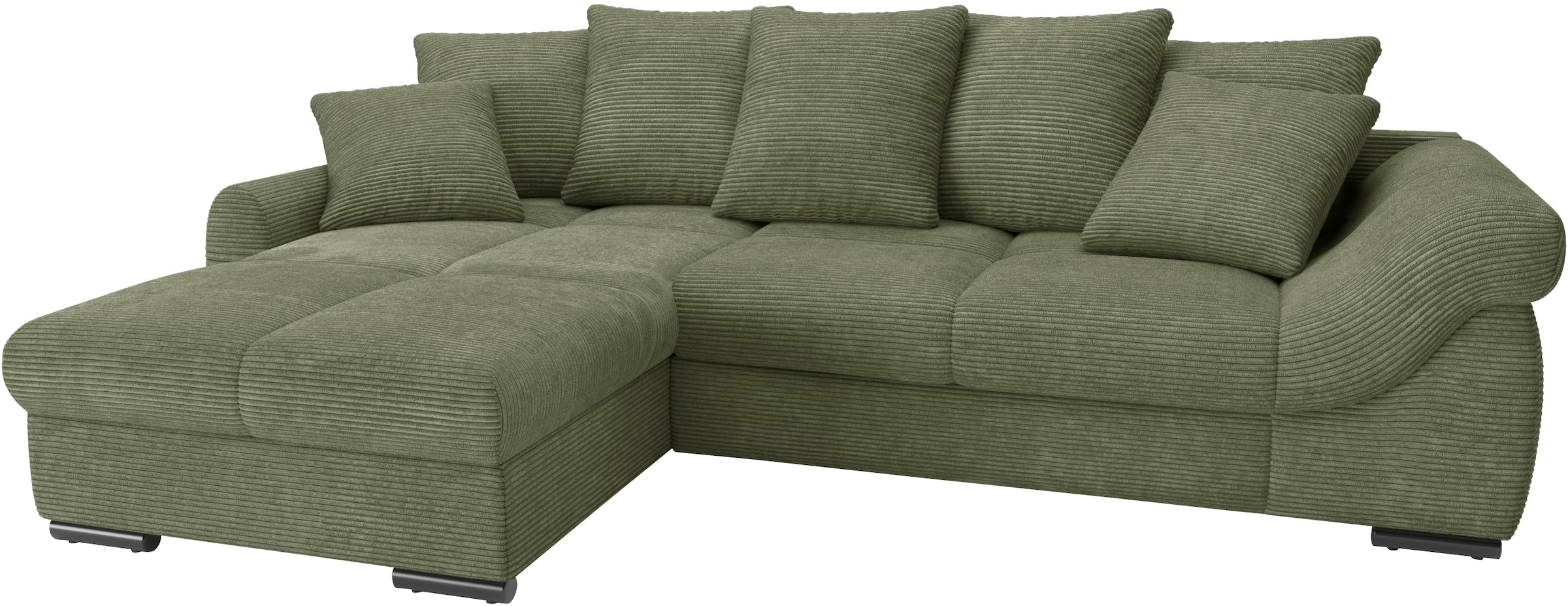 Mr. Couch Ecksofa »Livorno L-Form«, inkl. Hochschläfer-Bettauszug, XL-Bettk günstig online kaufen