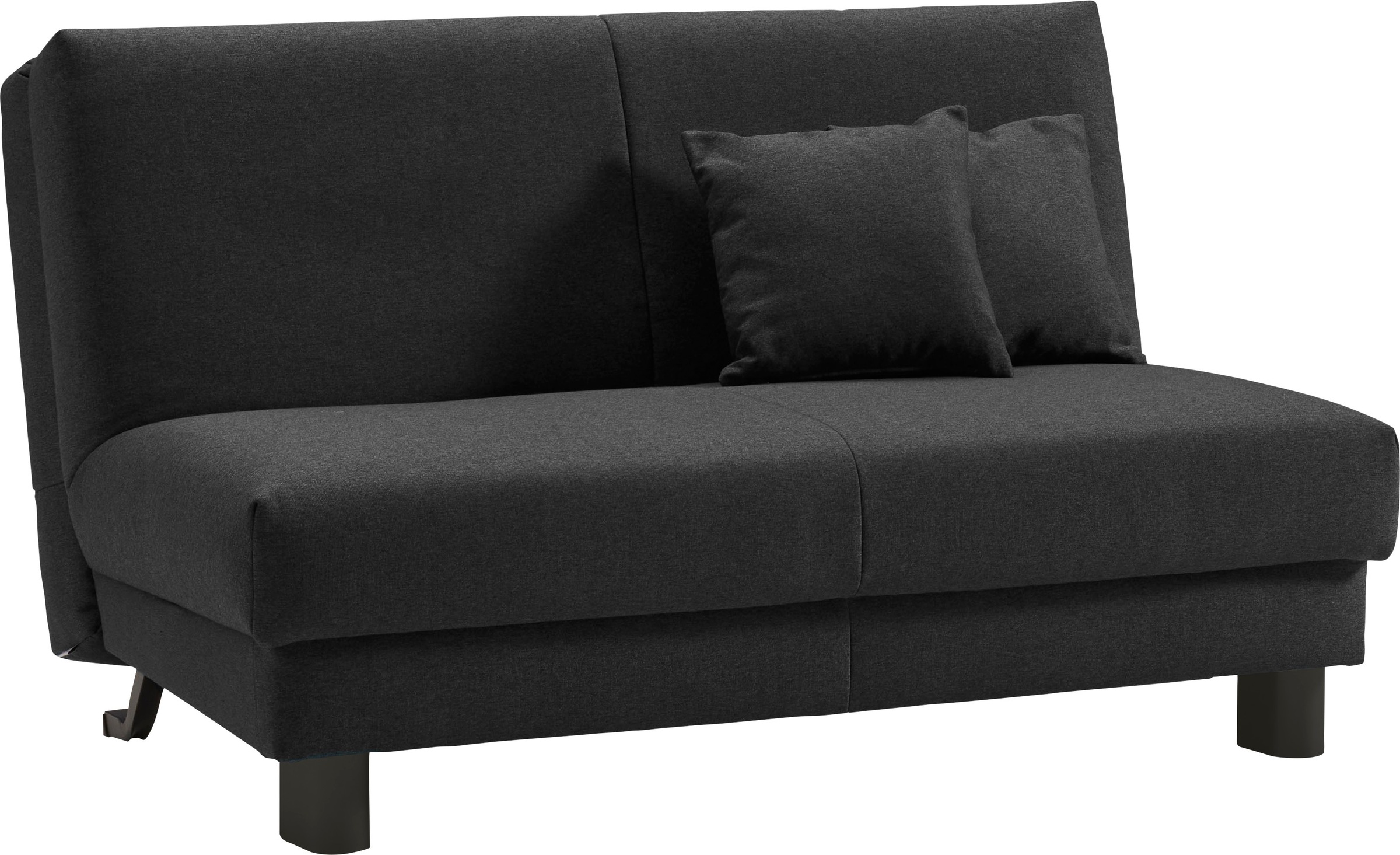 ell + ell Schlafsofa »Enny«, Liegefläche Breite 120 oder 140 cm, Liegehöhe 40 cm, Füße schwarz