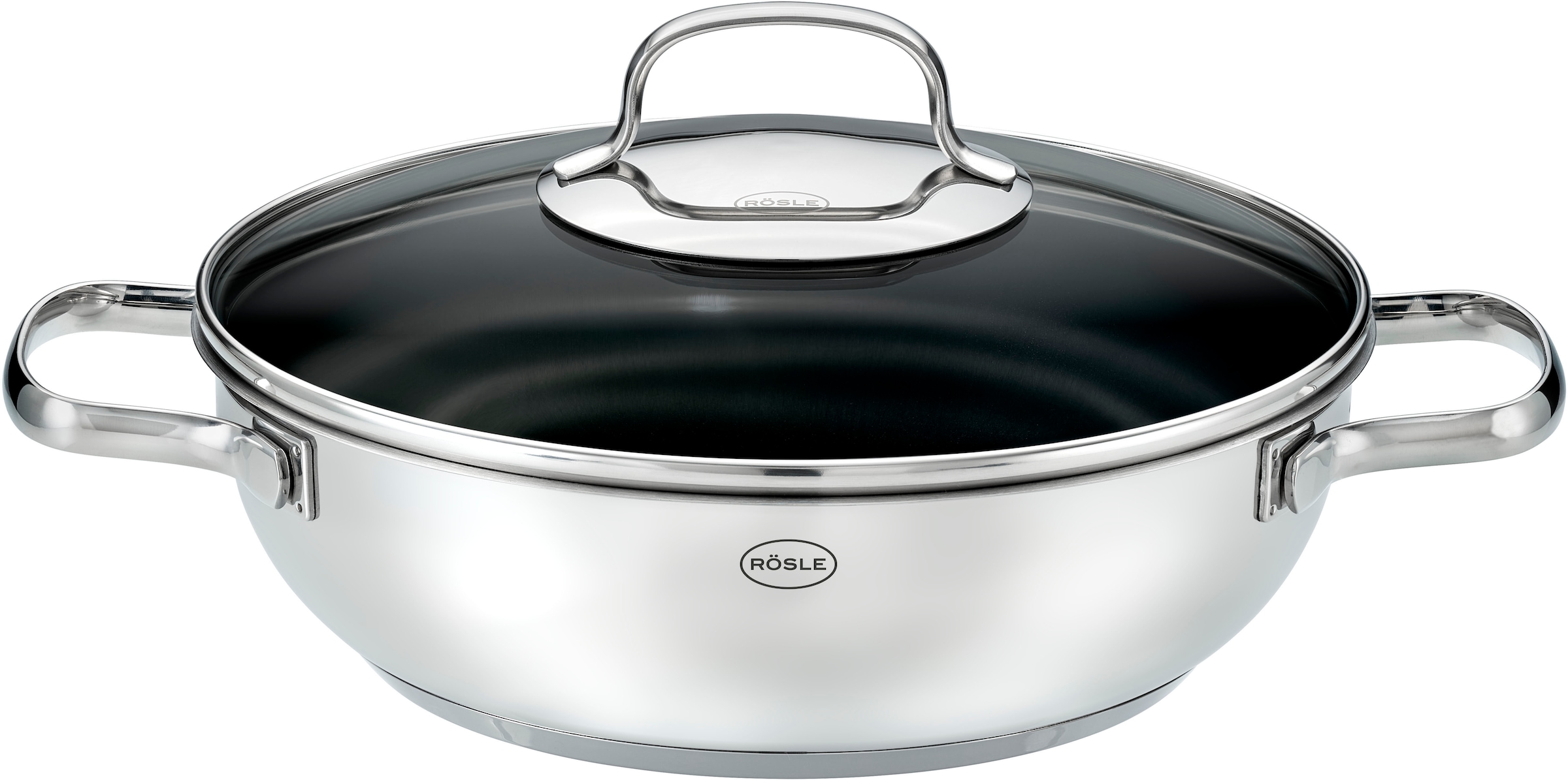 RÖSLE Servierpfanne »ELEGANCE ProCera« Edelstahl 18/10 1 Stk. tlg. natürlic günstig online kaufen