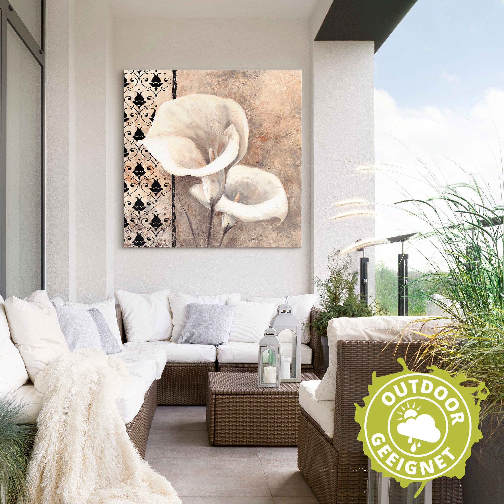Artland Wandbild »Klassische Callas«, Blumenbilder, (1 St.), als Alubild, Outdoorbild, Leinwandbild, Poster in verschied. Größen