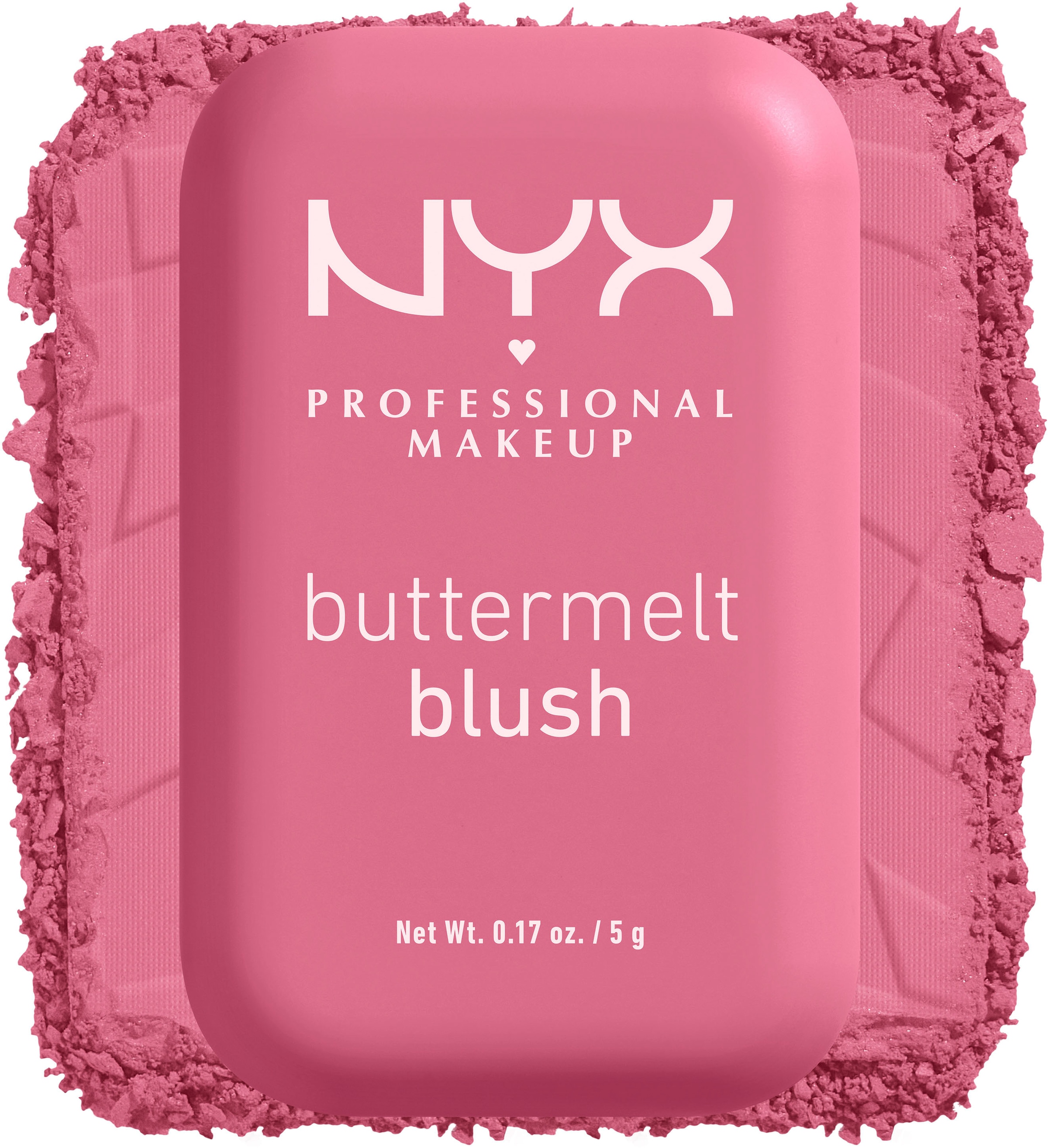 NYX Rouge »Makeup Buttermelt Blush«, Cremige, leichte Textur, variable Deckkraft, pflegende Formel.