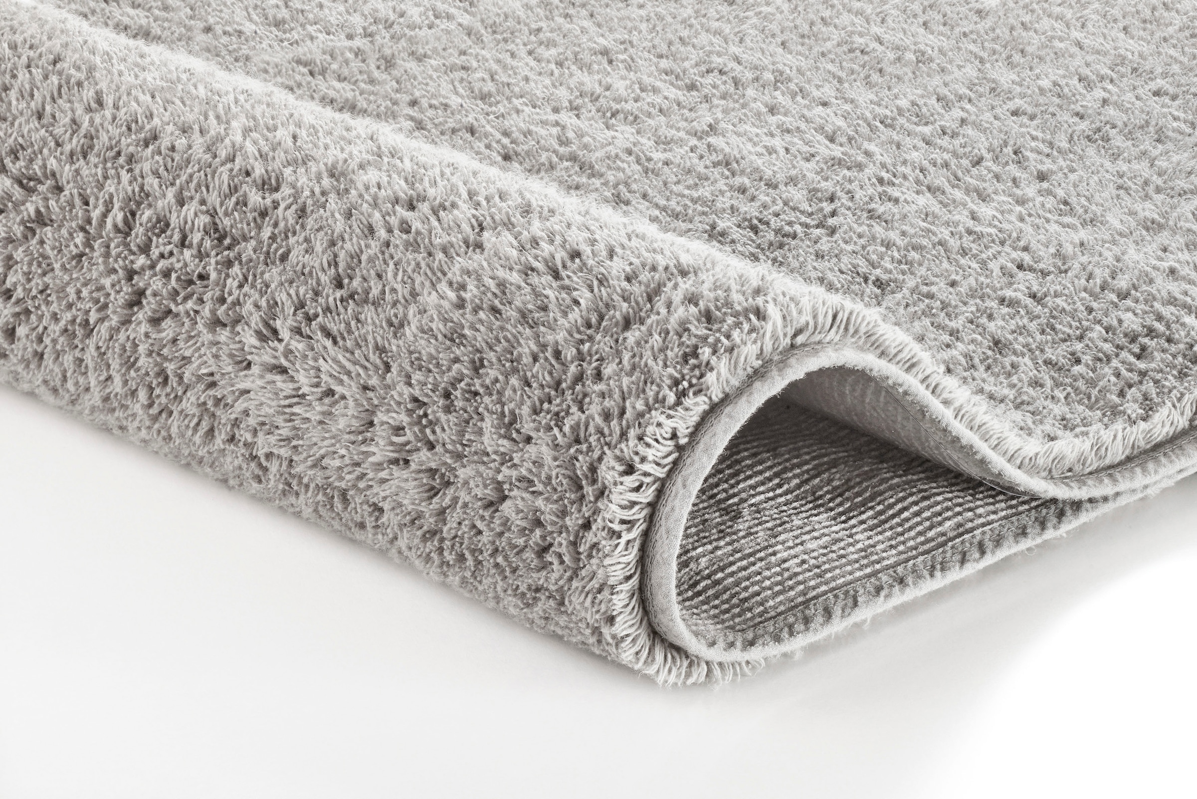 Kleine Wolke Badematte »Vita«, rutschhemmend beschichtet, fußbodenheizungsgeeignet, Badteppich, Uni Farben, mit Schlaufe