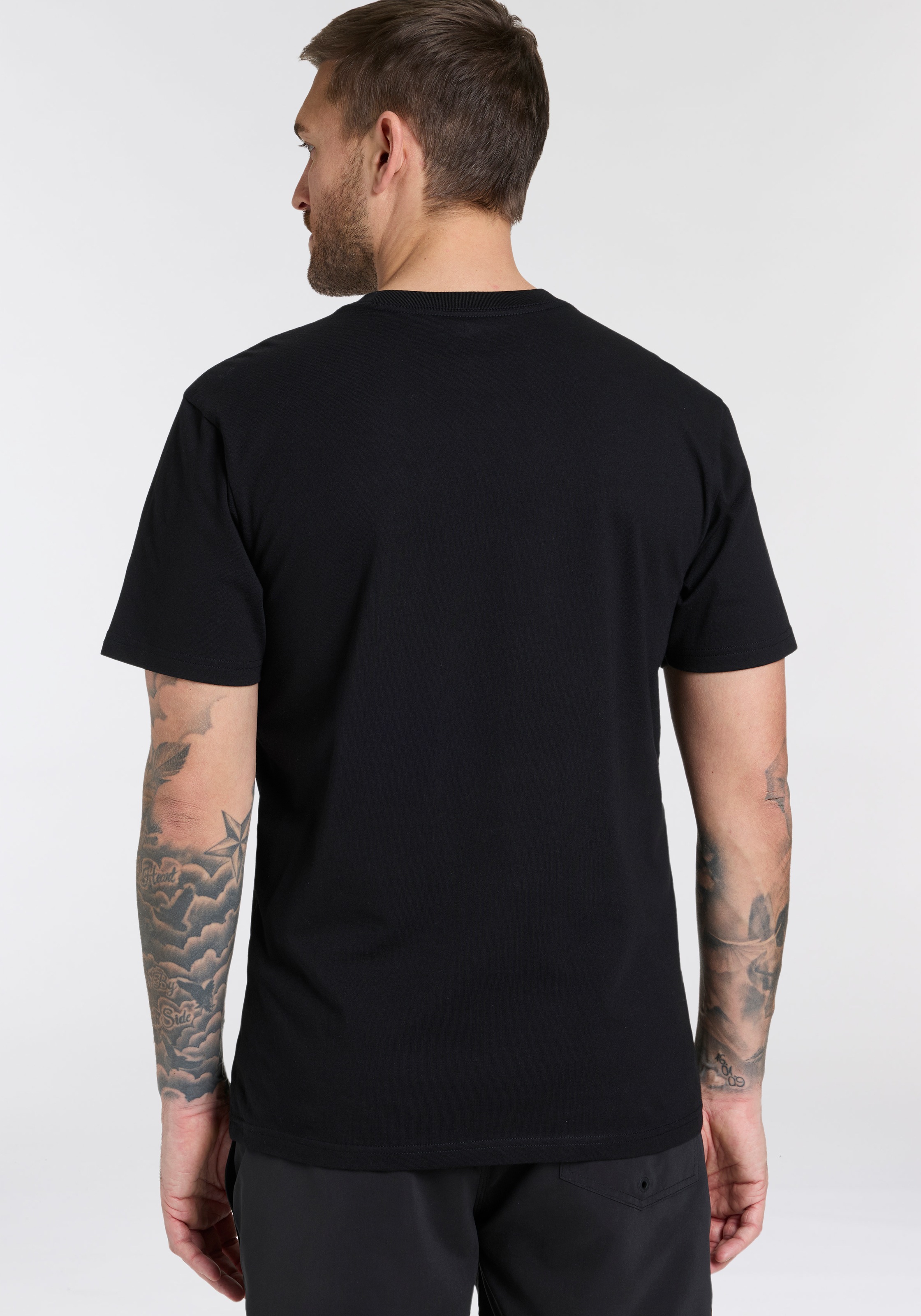 Quiksilver T-Shirt »BEST PLACE SHORT SLEEVE TEE PACK YM« Packung, 2er-Pack, 2 Stk. tlg.