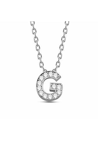 Kette mit Anhänger »Buchstabe G 925/- Sterling Silber«