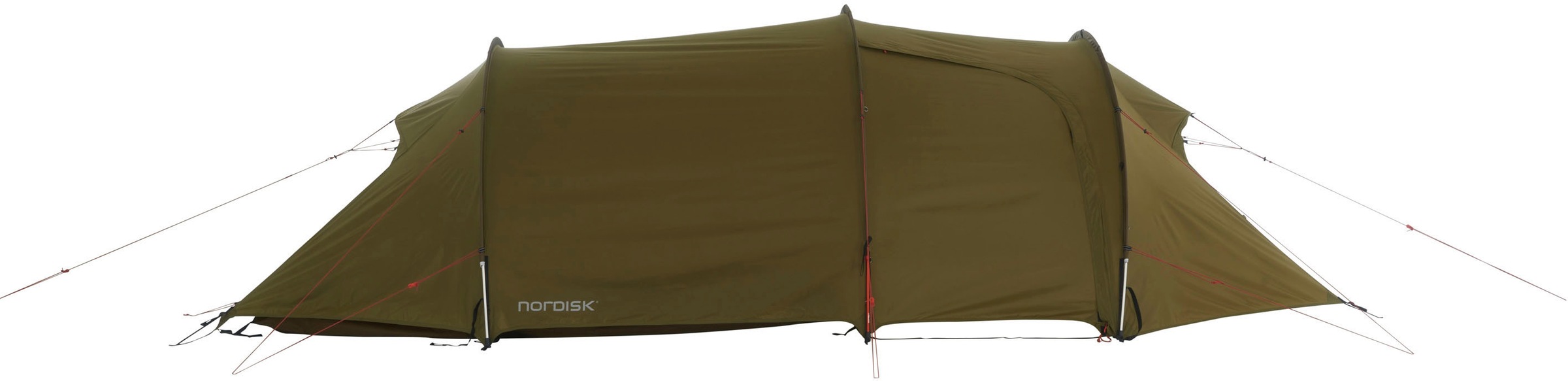 Nordisk Tunnelzelt »Oppland 3 (2.0) PU Tent Dark Olive«, 3 Personen, (Packung, 1 tlg.)