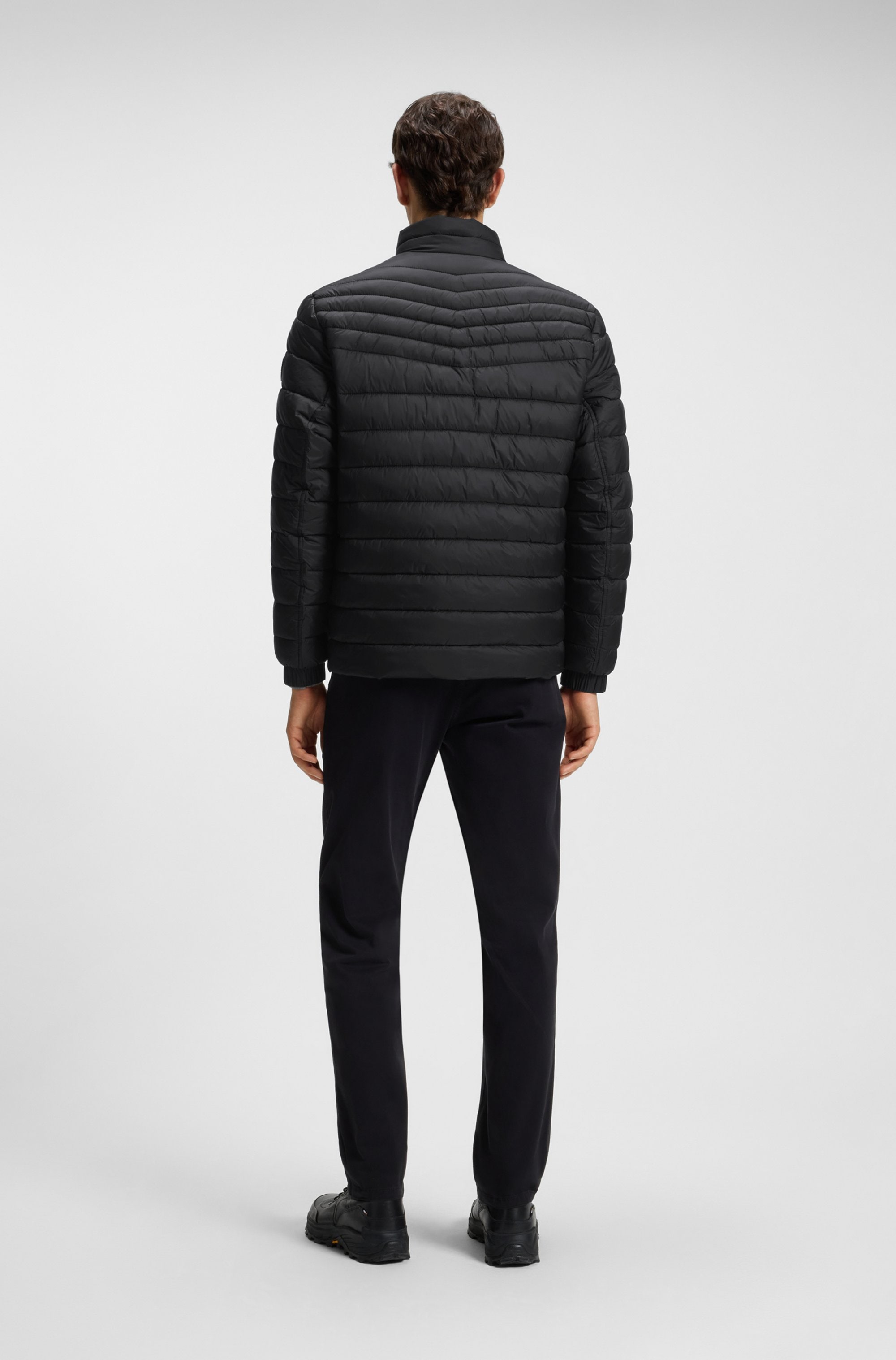 BOSS ORANGE Steppjacke »Oden«, ohne Kapuze, mit Stehkragen, slim fit, federleicht wasserabweisend