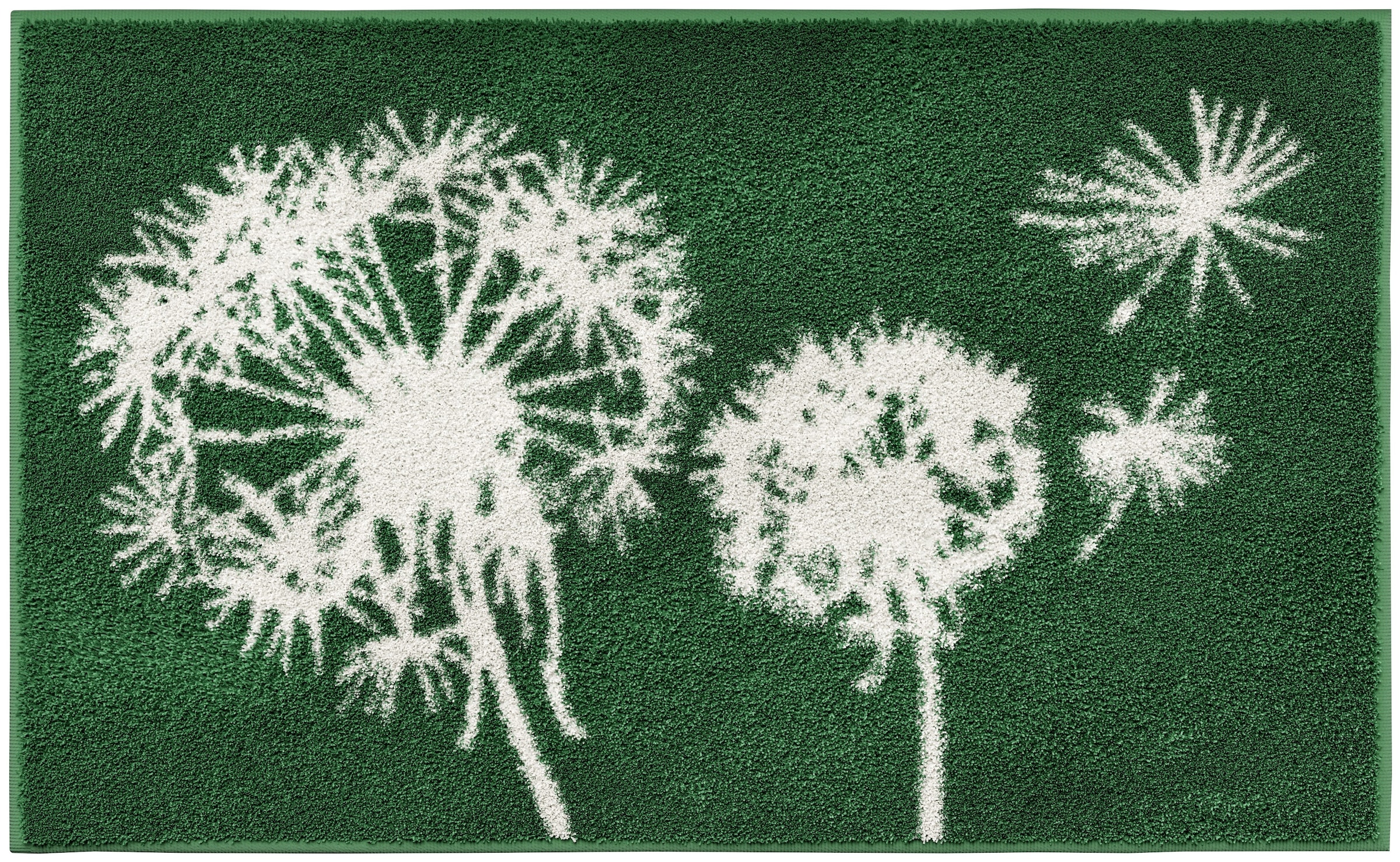 Grund Badematte »Pusteblume, Badvorleger, Badezimmer Teppich, sehr weich«, rutschhemmend beschichtet, schnell trocknend-fußbodenheizungsgeeignet, weiche Haptik, auch als 2-teiliges Set erhältlich, Made in Europe