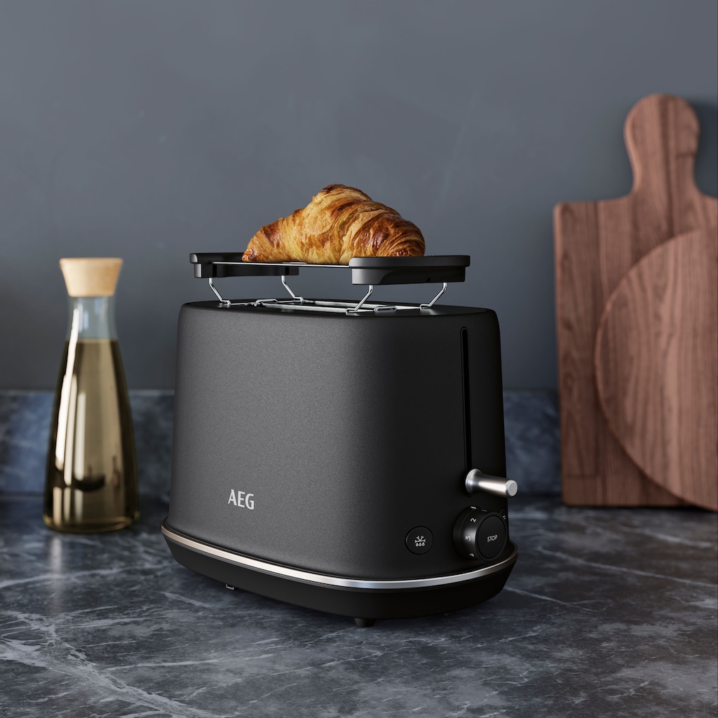 AEG Toaster »Gourmet 7 T7-1-6BP«, 2 kurze Schlitze, 980 W