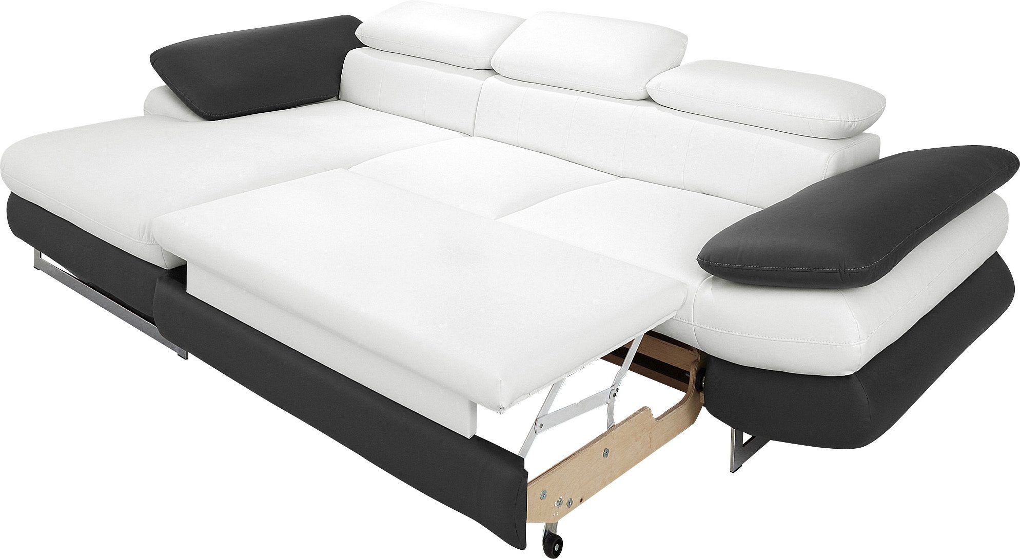 COTTA Ecksofa »Solution L-Form« mit Arm- & Kopfteilverstellung, wahlweise m günstig online kaufen