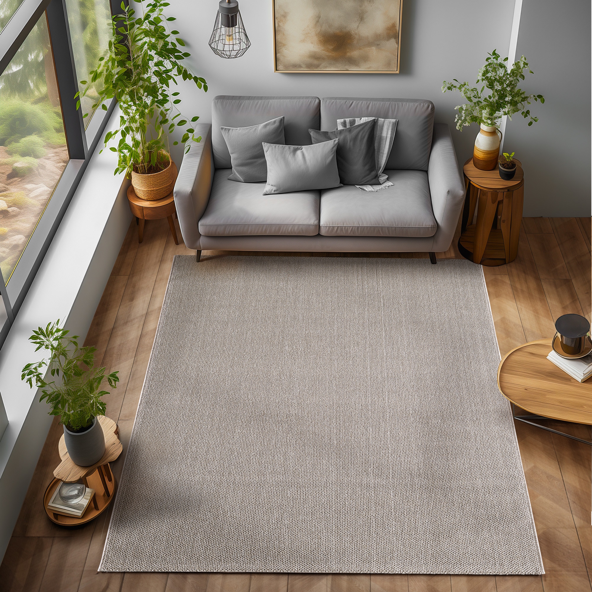 Ayyildiz Teppiche Teppich »LOOM 4300«, rechteckig, 7 mm Höhe, Läufer, Kurzf günstig online kaufen
