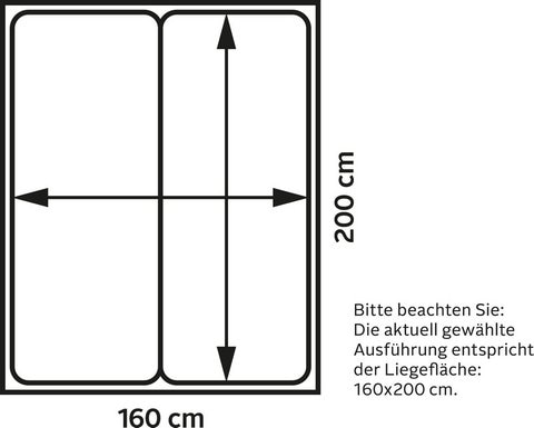 INOSIGN Boxspringbett »Tavira«, in 4 Breiten, 4 Farben und 3 Matratzenarten, incl. Topper