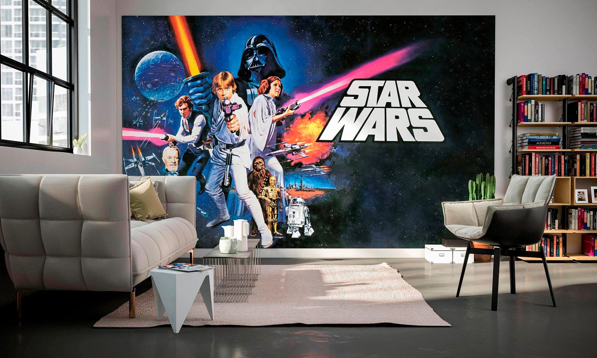 Komar Vliestapete »Star Wars Poster Classic 1«, 400x250 cm (Breite x Höhe), günstig online kaufen