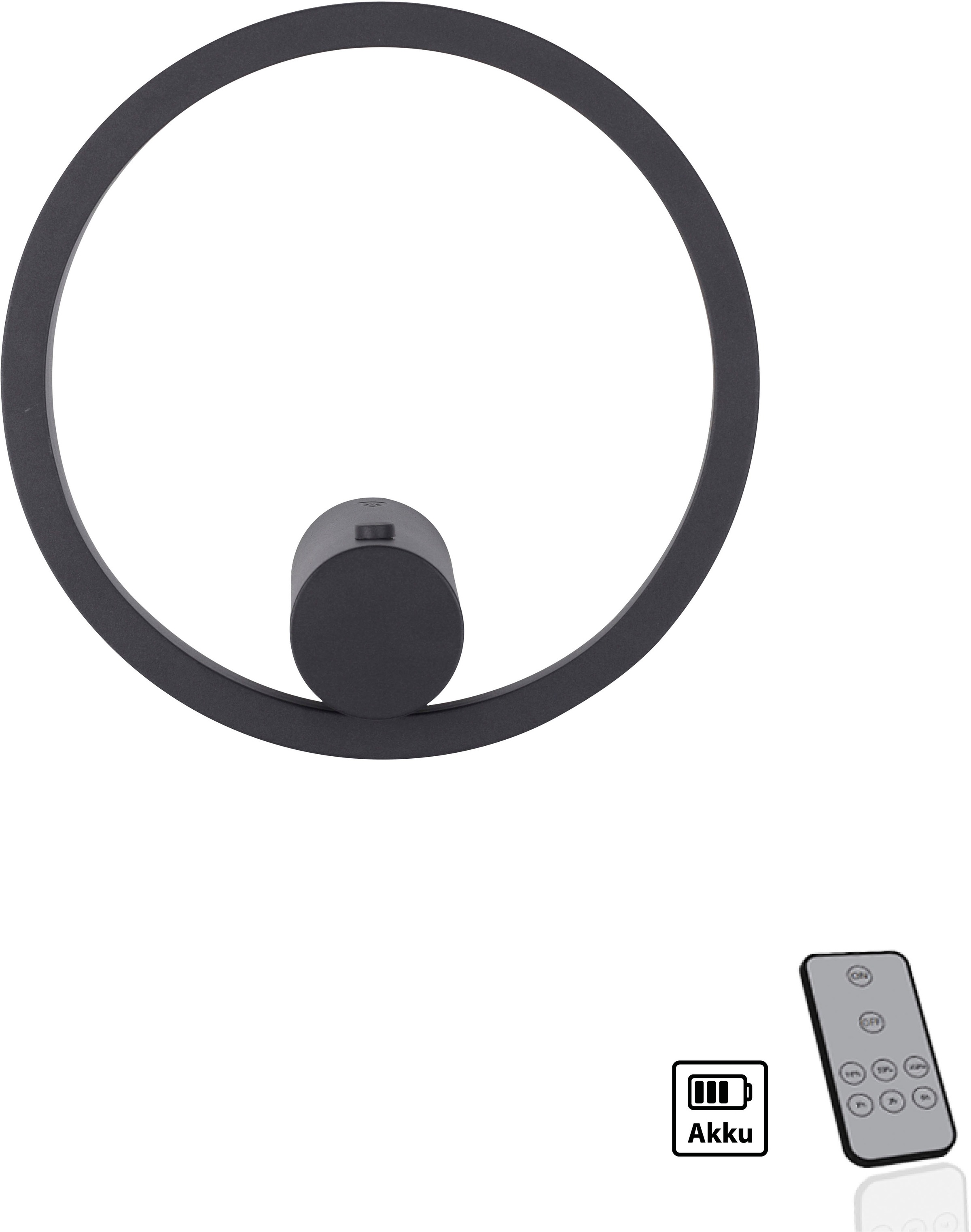 JUST LIGHT LED Wandleuchte »ARCHIE« LED-Board 1 Stk. Warmweiß Dimmbar, IR-FB, Memoryfunktion, USB-Kabel