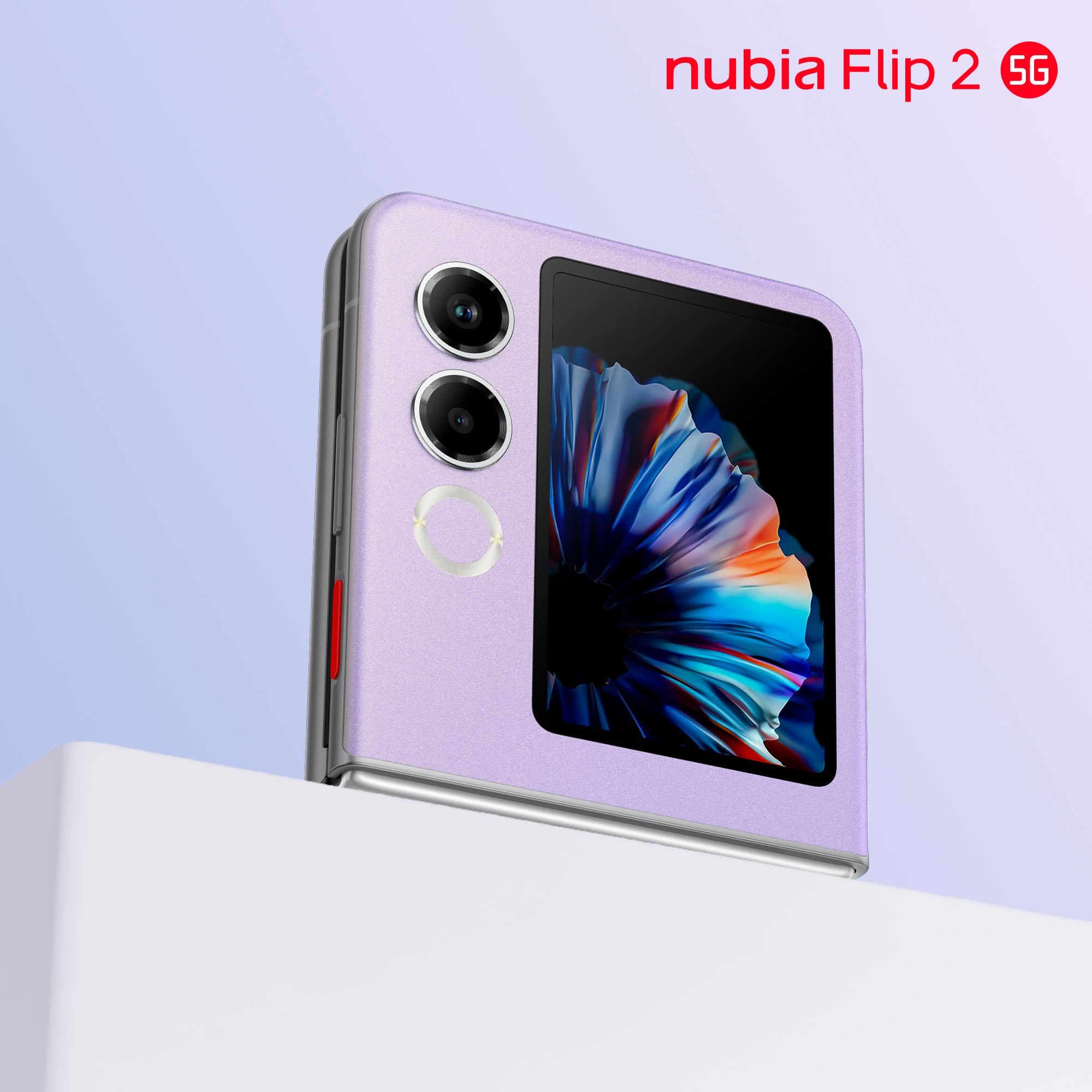 Nubia Smartphone »Flip 2«, lilac purple