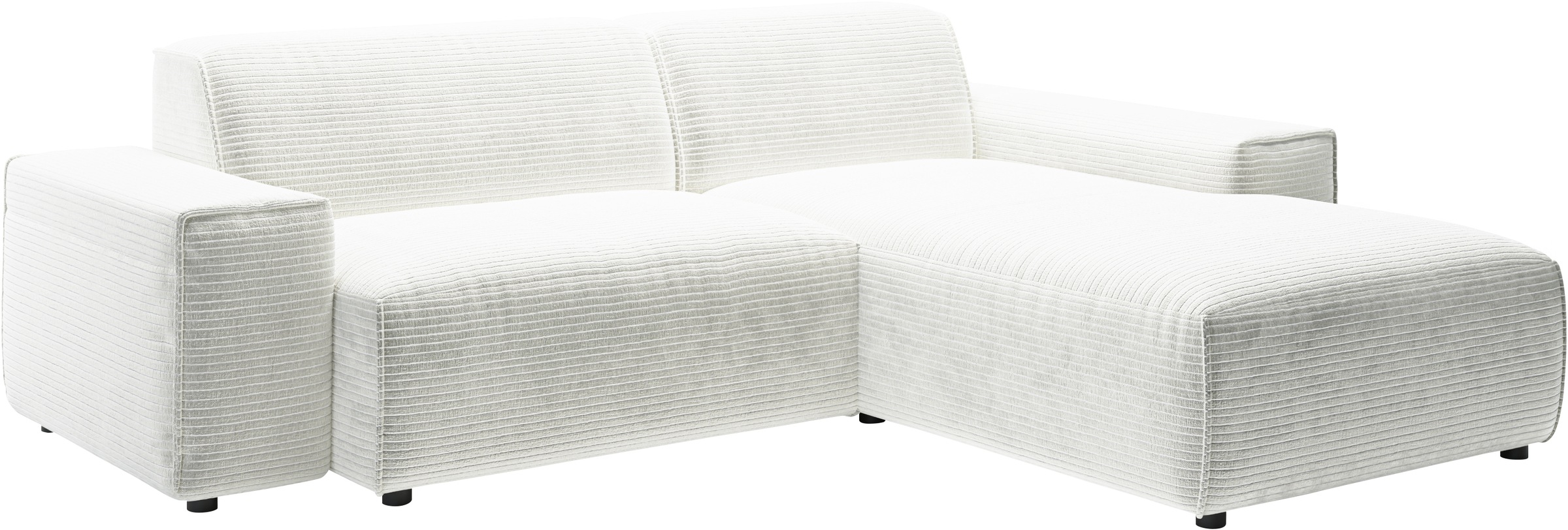 andas Ecksofa »Glimminge L-Form auch in Breitcord, Feincord + Easy care-Bezug,«, Breite 234, Zierkissen