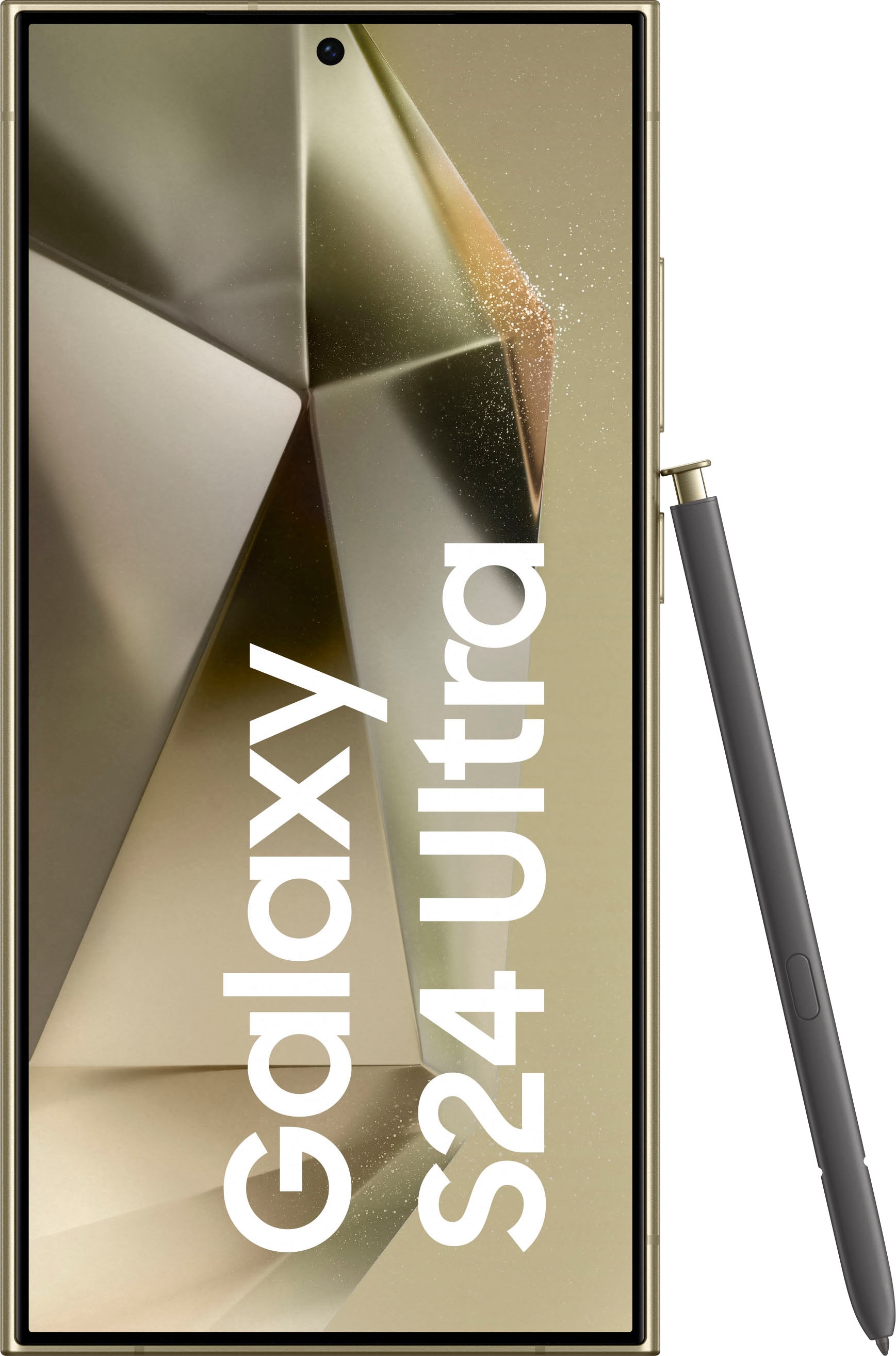 Samsung Smartphone »Galaxy S24 Ultra 256GB«, Titanium Yellow, 17,25 cm/6,8 Zoll, 256 GB Speicherplatz, 200 MP Kamera, AI-Funktionen