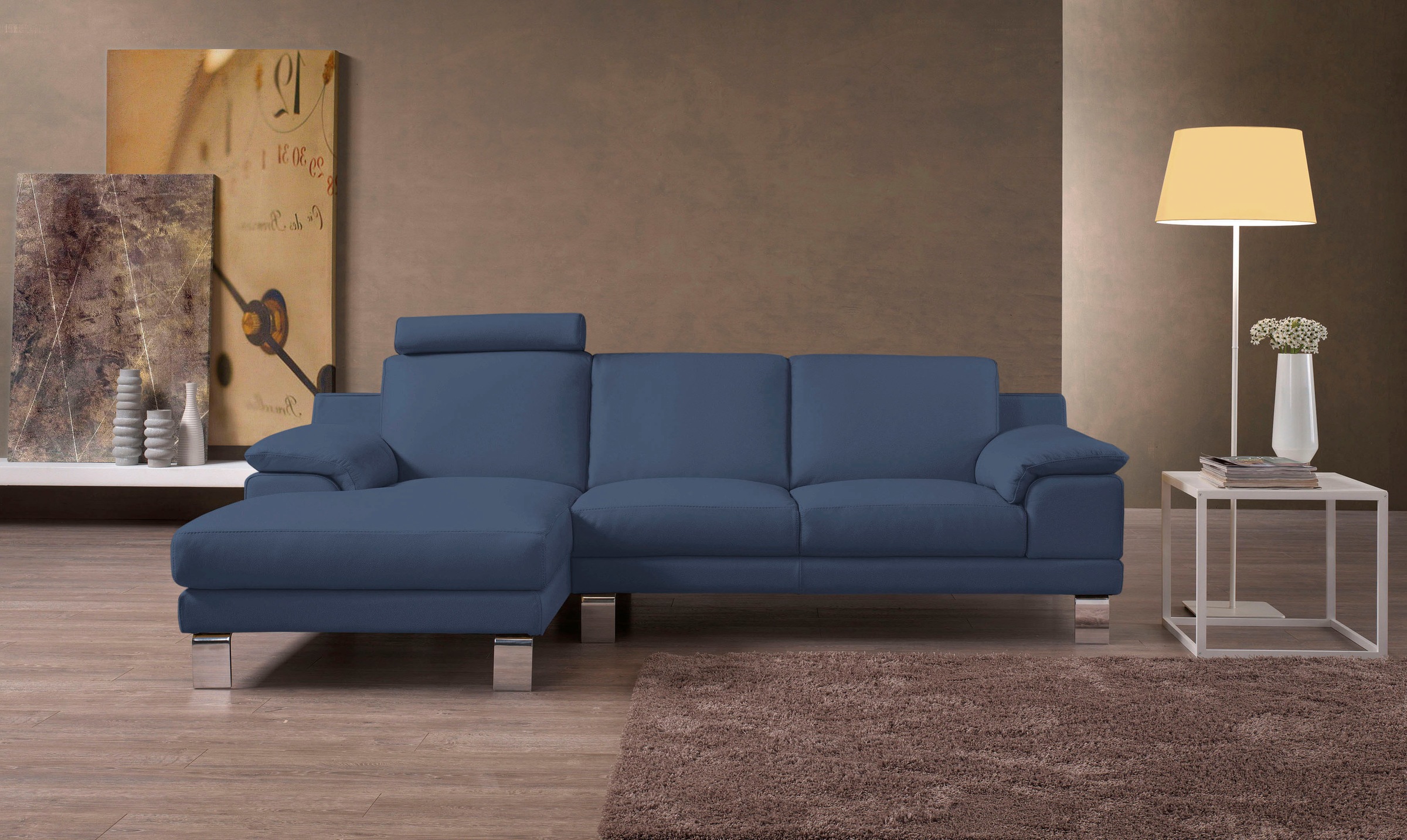 Egoitaliano Ecksofa "Shakira, Design und super Sitzkomfort auf hohem Niveau günstig online kaufen