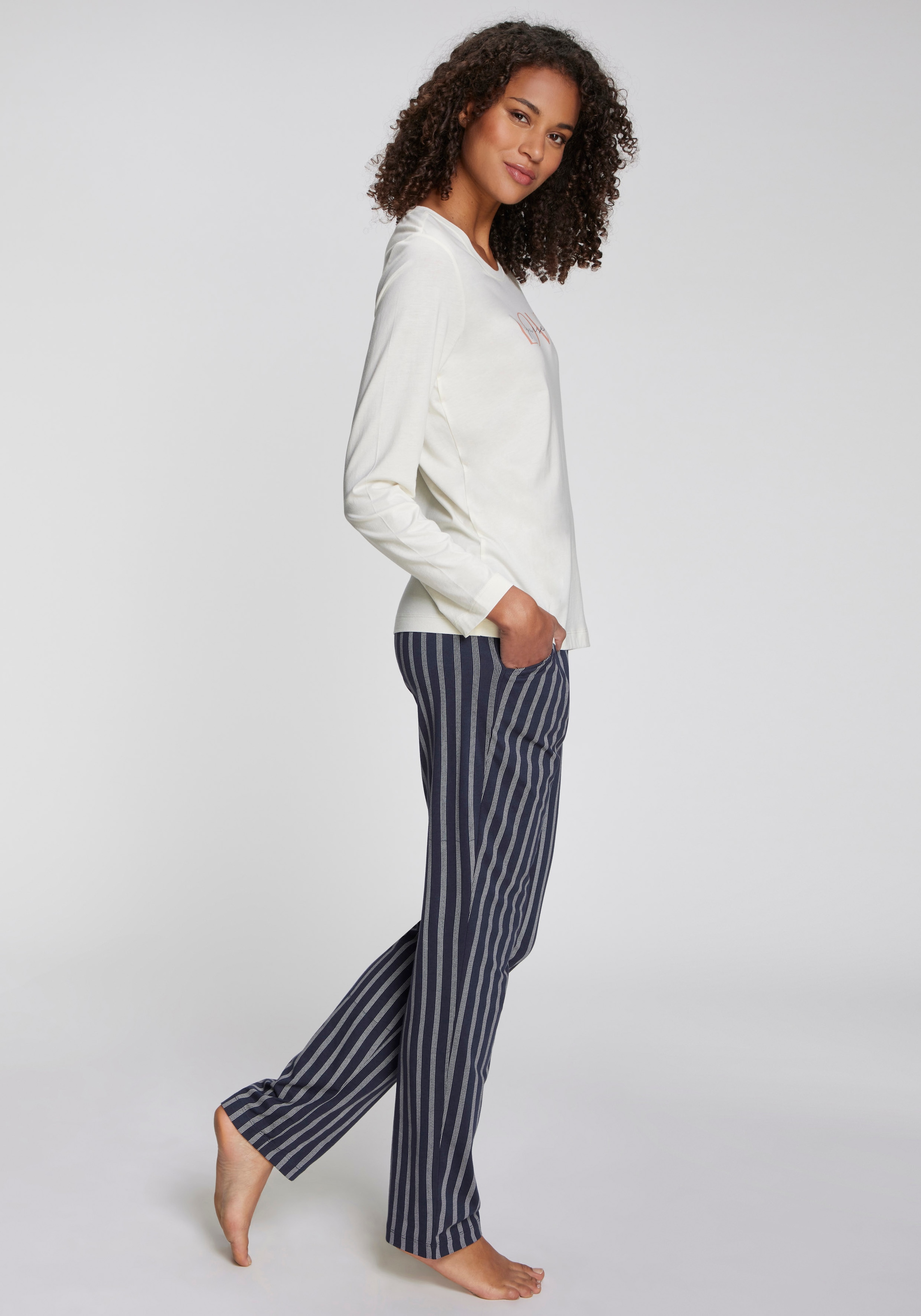 Vivance Dreams Pyjamahose  mit schönem Muster