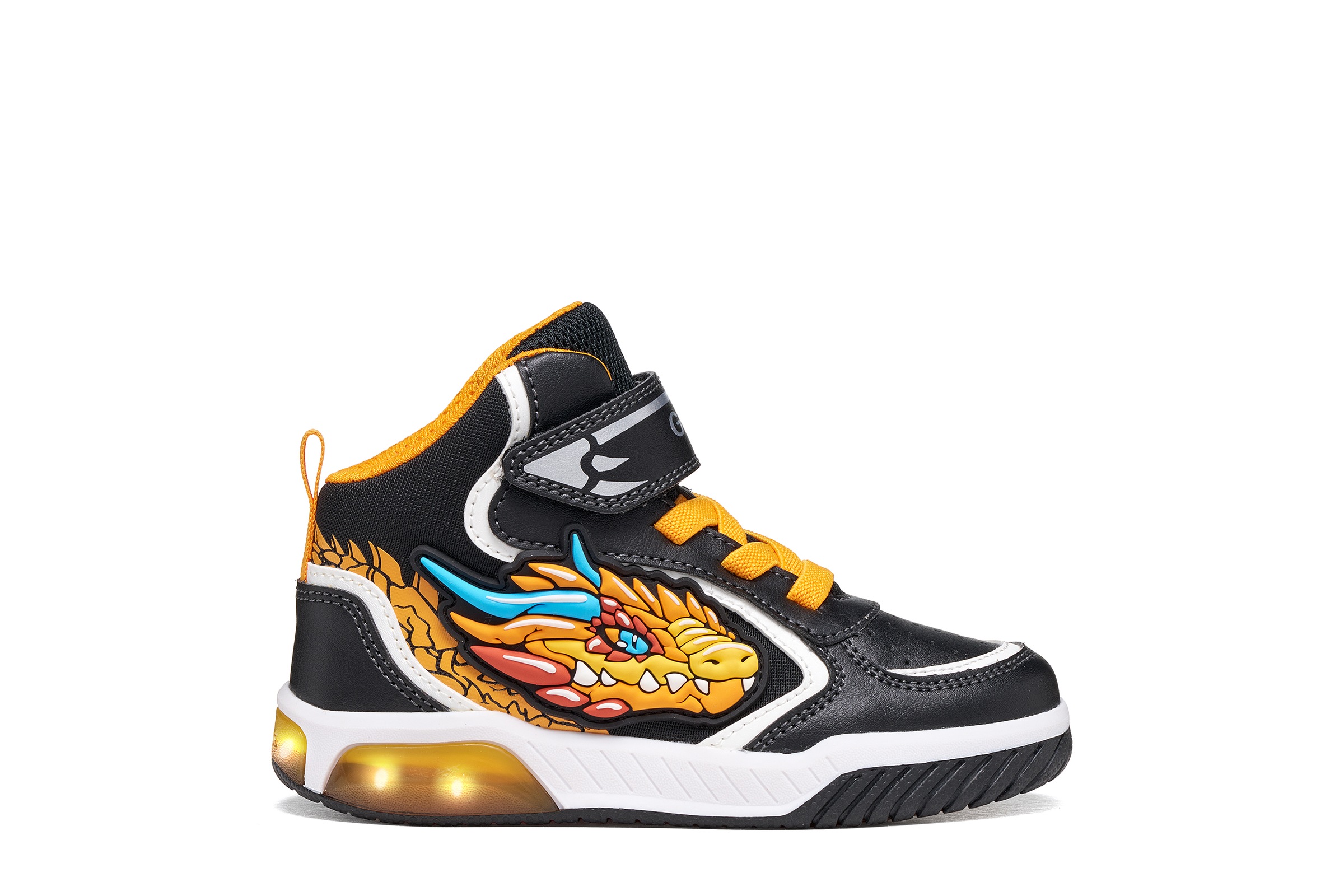 Geox Sneaker »J INEK BOY - Blinkschuh«  Motiv-Boots mit Blinkfunktion, Größenschablone zum Download