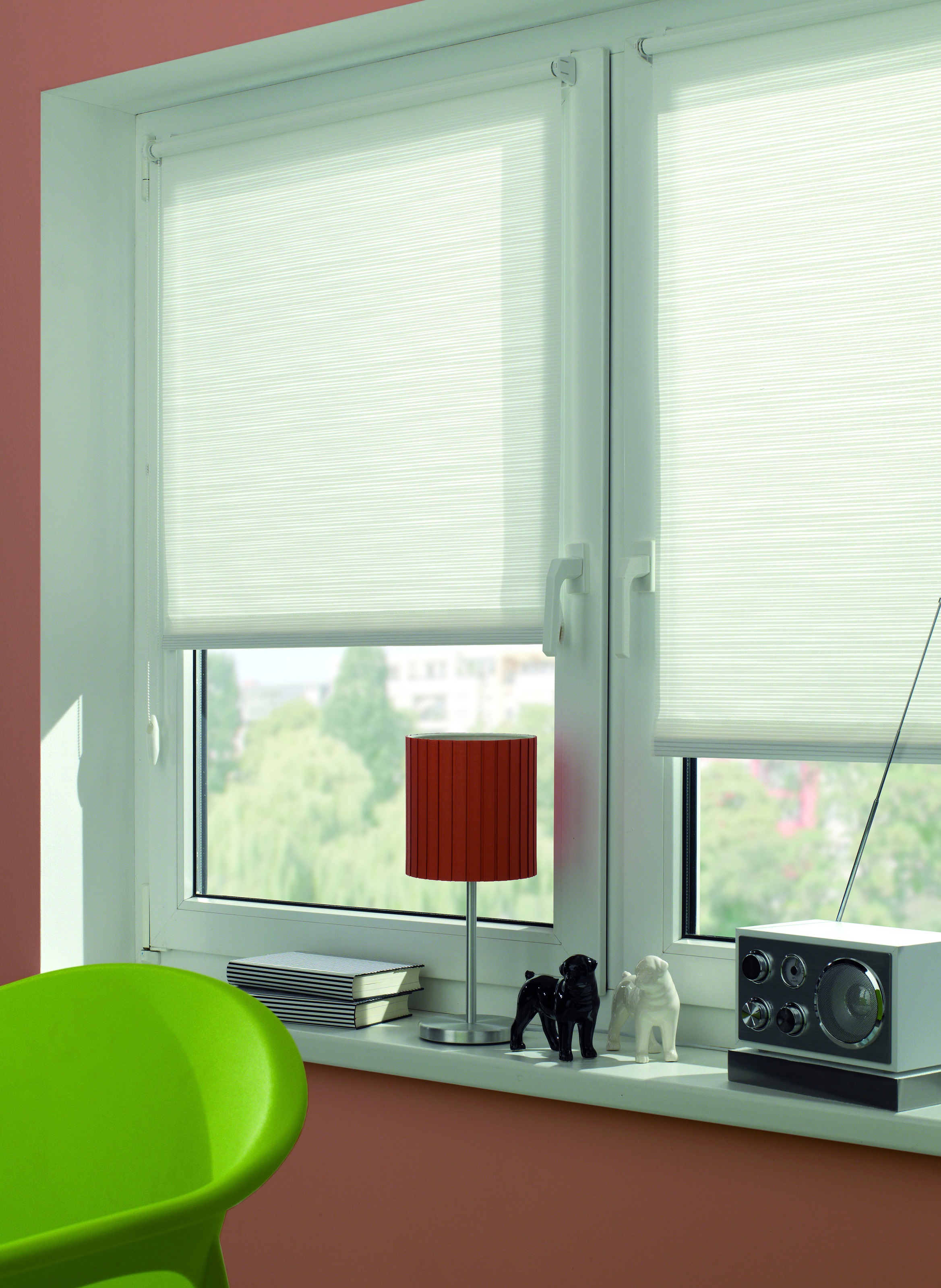 GARDINIA Seitenzugrollo »EASYFIX Rollo Dekor Streifen« Lichtschutz Sichtsch günstig online kaufen