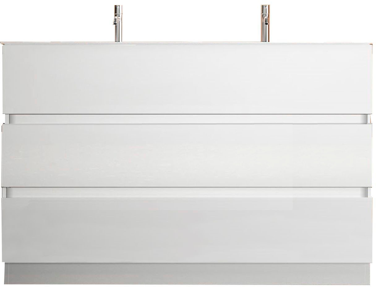 welltime Doppelwaschtisch »Start, Breite 120 cm, 2 bzw. 3 Schubkästen« Badm günstig online kaufen