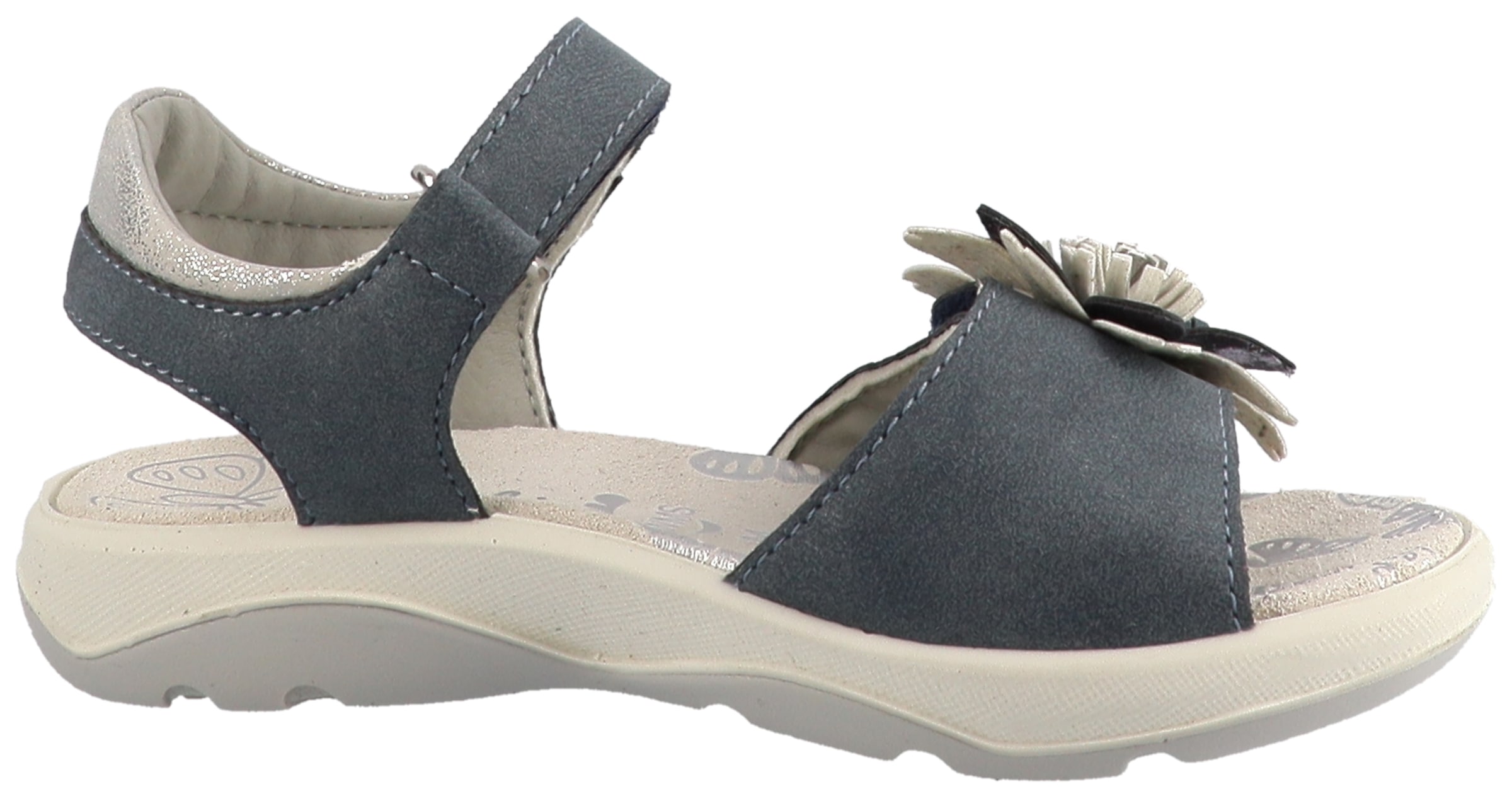 Lurchi Sandale »Flora«  Sandalette mit Blumenverzierung, Größenschablone zum Download