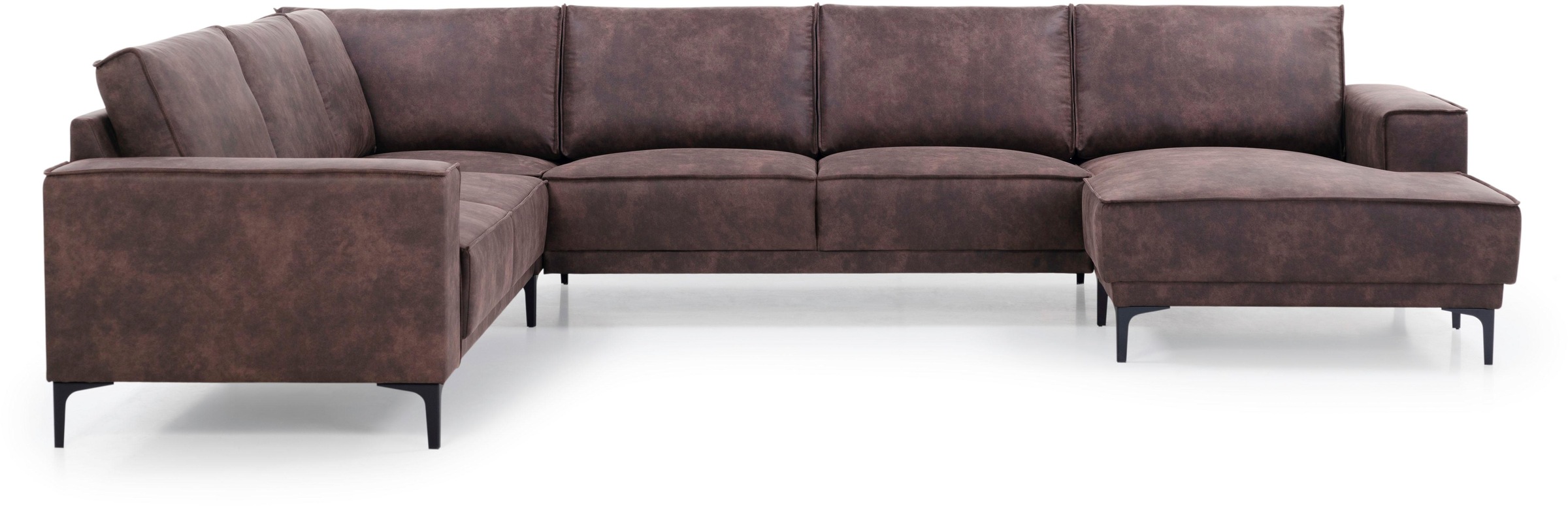 OTTO home Wohnlandschaft »XXL Sofa Oland, Struktur, Flachgewebe, Luxus-Micr günstig online kaufen