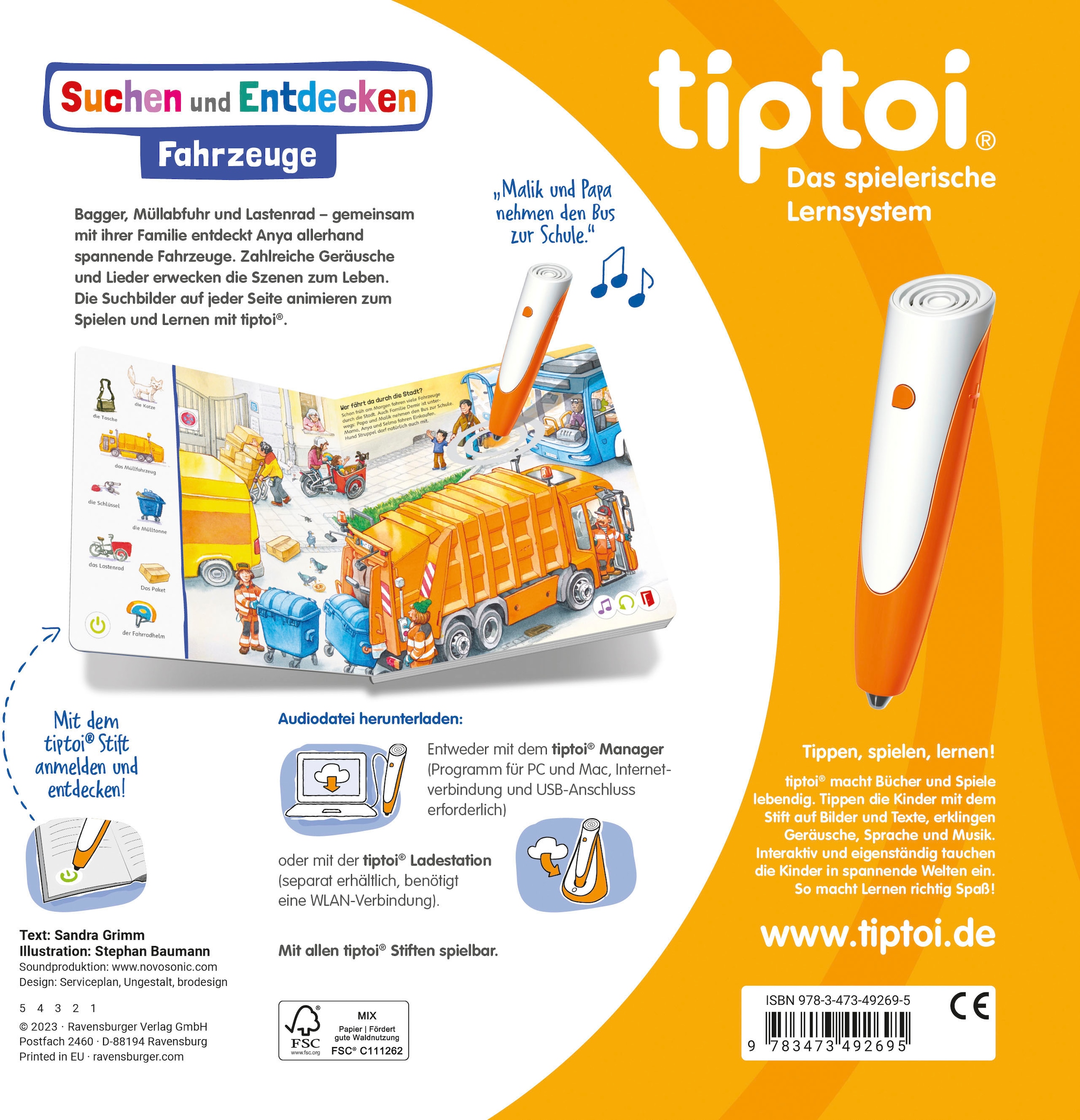 Ravensburger Buch »tiptoi® Fahrzeuge«