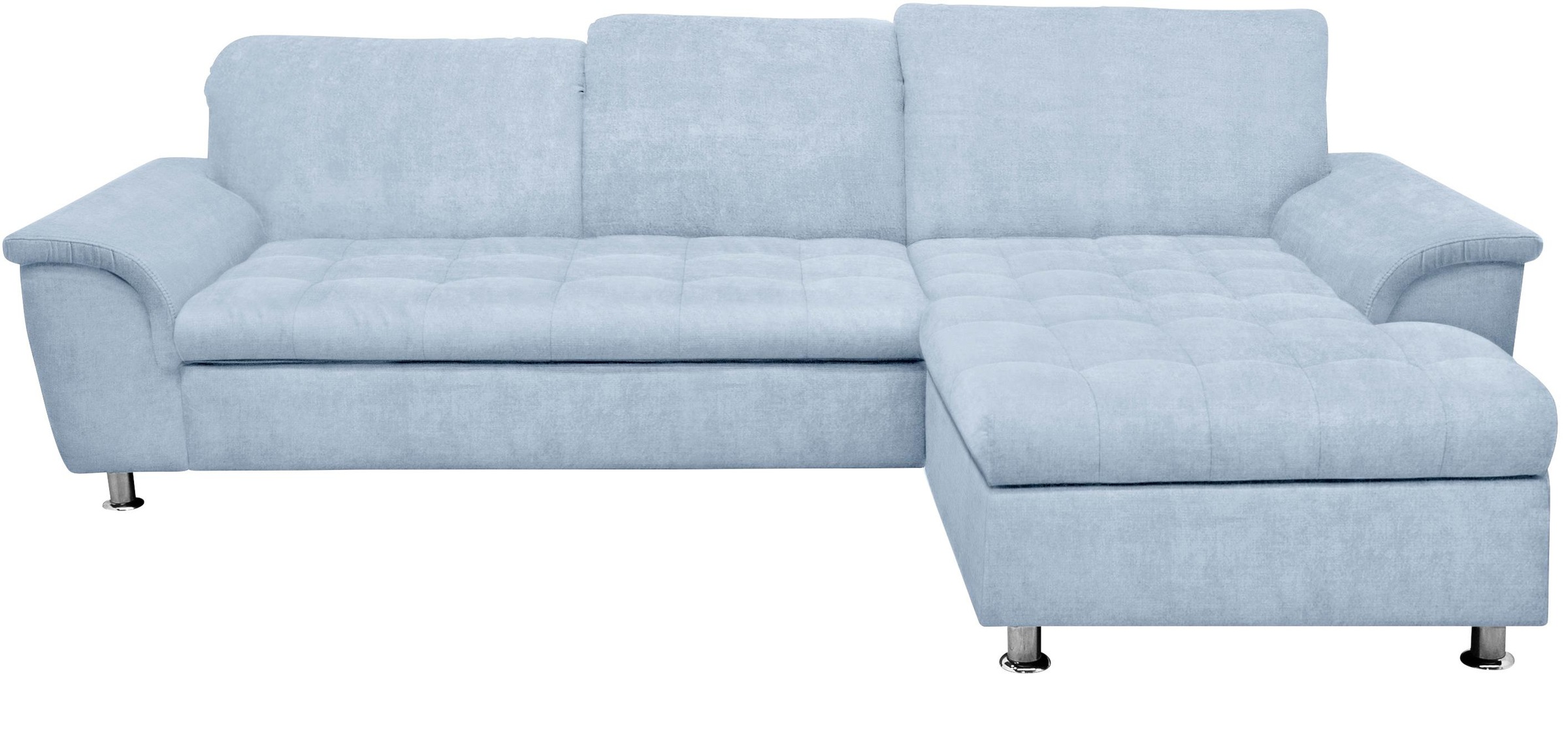 DOMO collection Ecksofa »Franzi Steppung im Sitzbereich B7T/H: 278/162/80 c günstig online kaufen