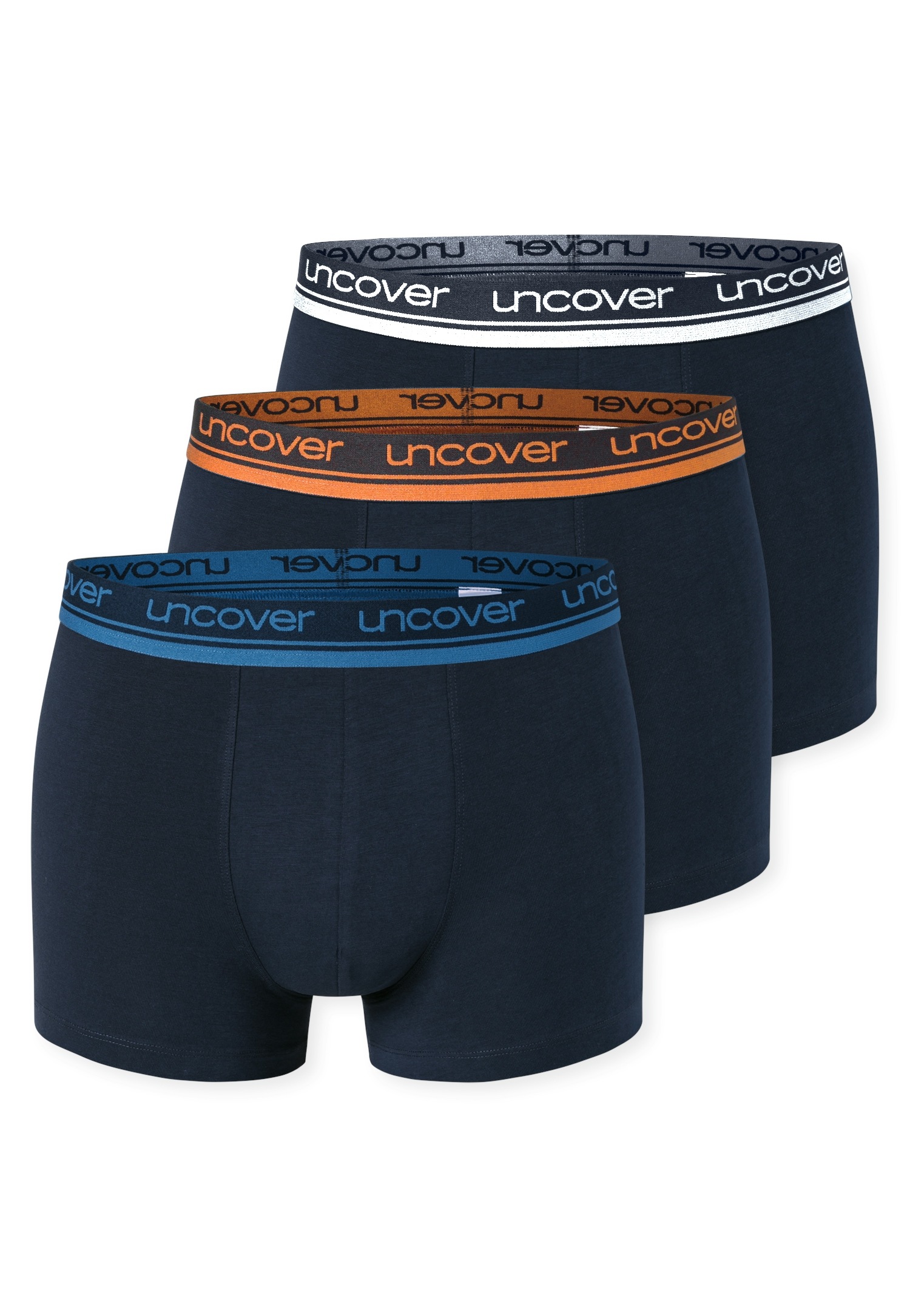 uncover by SCHIESSER Boxer »Uncover Cotton« 2er Pack, ohne Eingriff, Logo-B günstig online kaufen