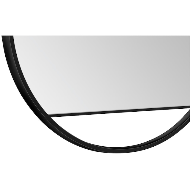 Talos Spiegel, rund, in schwarz matt Ø 80 cm online bestellen