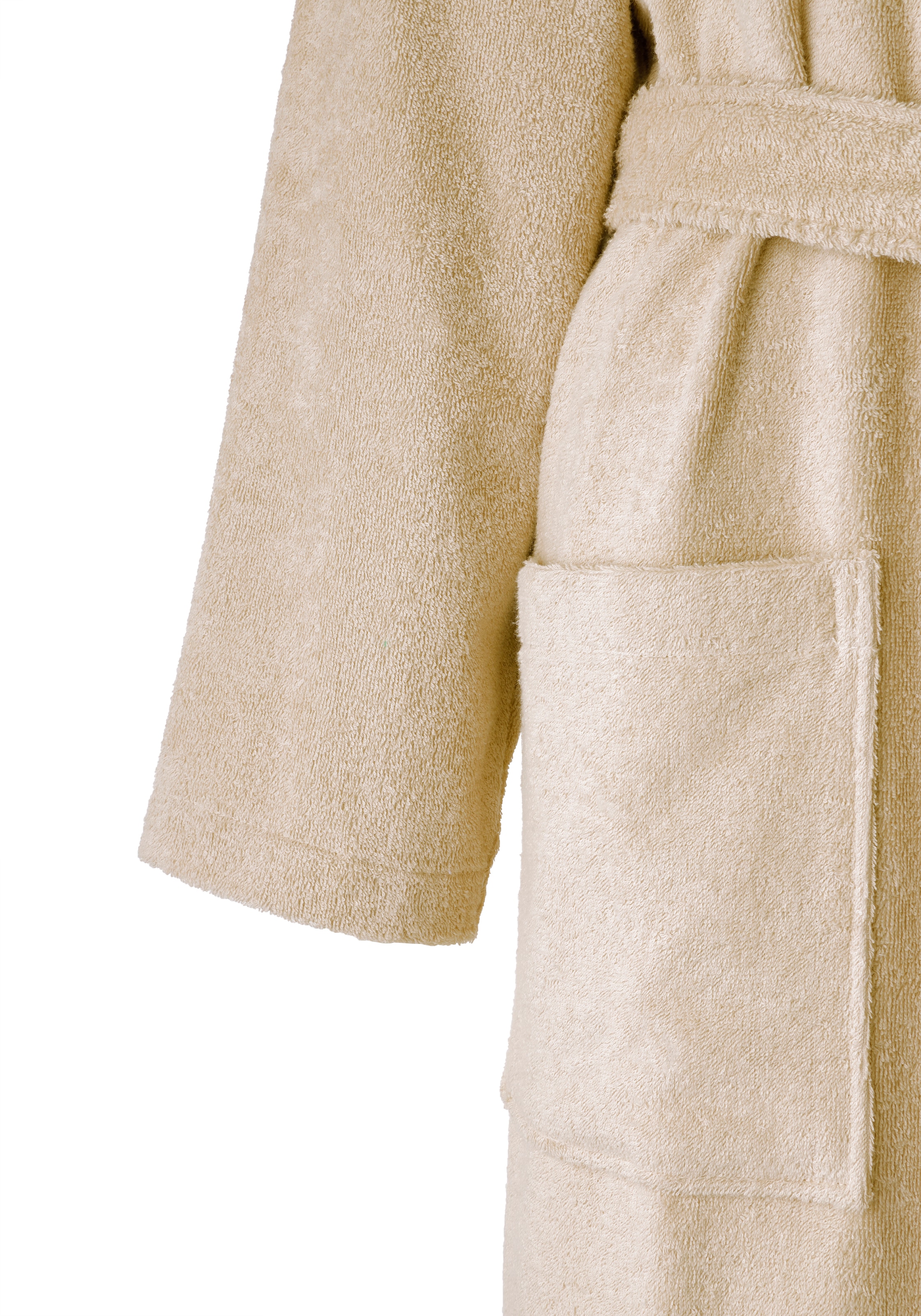 KangaROOS Unisex-Bademantel »Cassidy, für Damen & Herren, Standardlänge & Überlänge« 1 Stk. tlg., mit Taschen, Männer und Frauen, Baumwolle, Reise, Hotel, Sauna, S-3XL