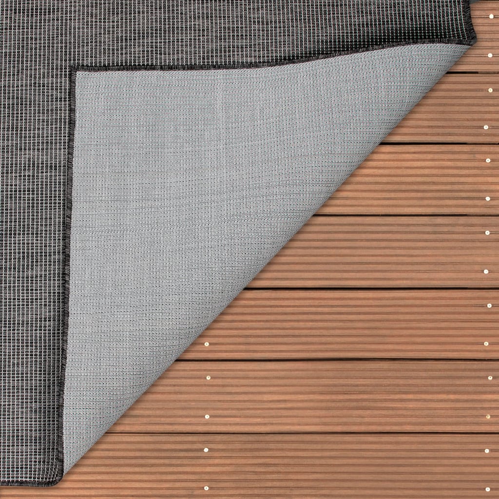 Paco Home Teppich »Sonset«, rechteckig, 5 mm Höhe, Flachgewebe, In- und Outddor geeignet, Wohnzimmer