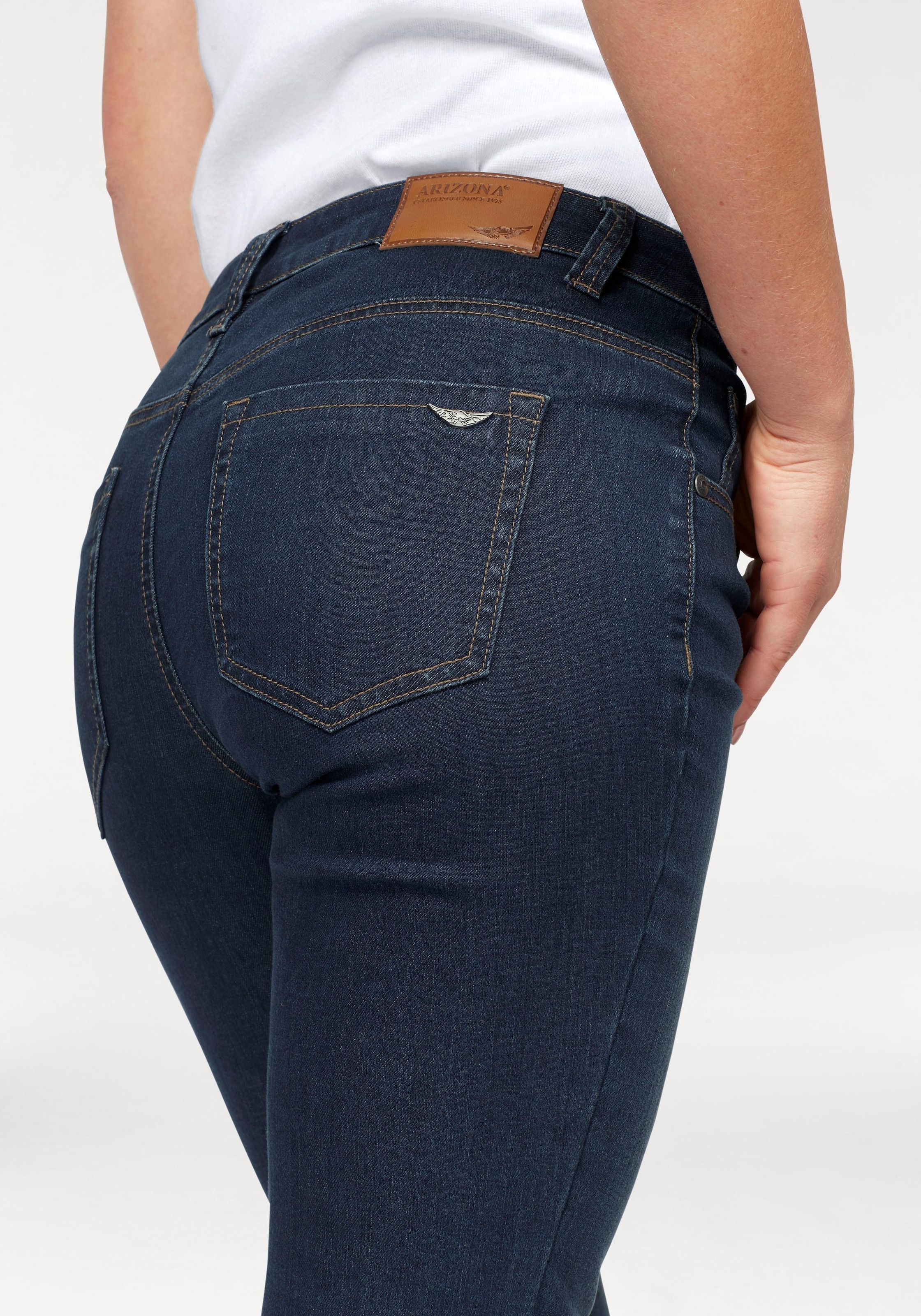 im Online-Shop Waist Slim-fit-Jeans High Arizona bestellen »Curve-Collection«,