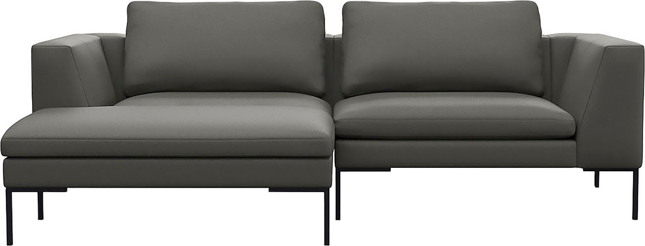 FLEXLUX Ecksofa »Loano, superbequemer Sitzkomfort durch Kaltschaum im Sitz, günstig online kaufen