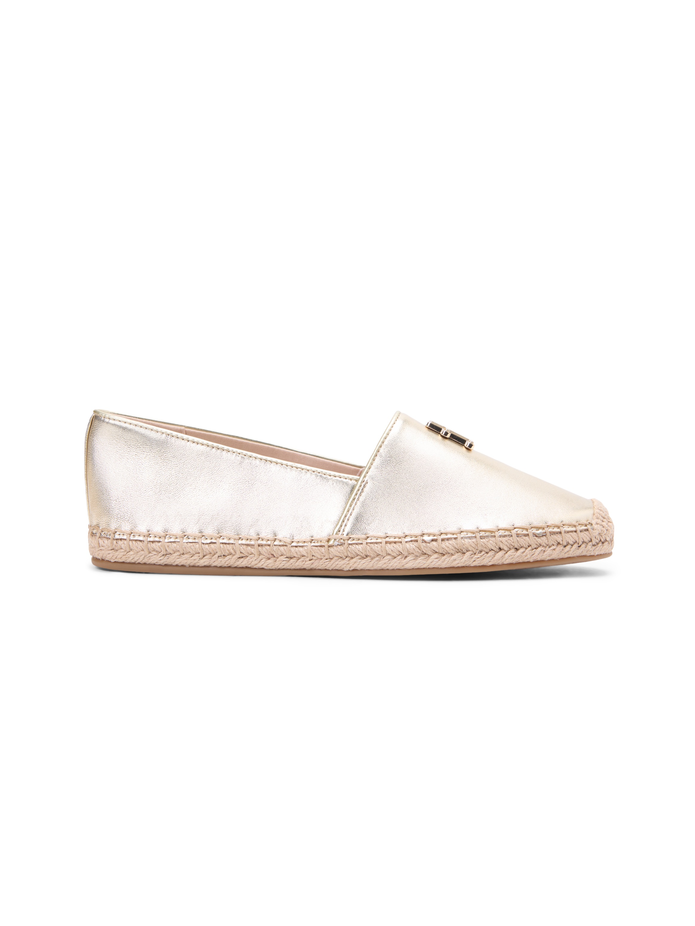 Tommy Hilfiger Espadrille »TH LOGO GOLD ESPADRILLE«  Sommerschuh, Schlupfschuh mit edlem TH-Schmuckelement