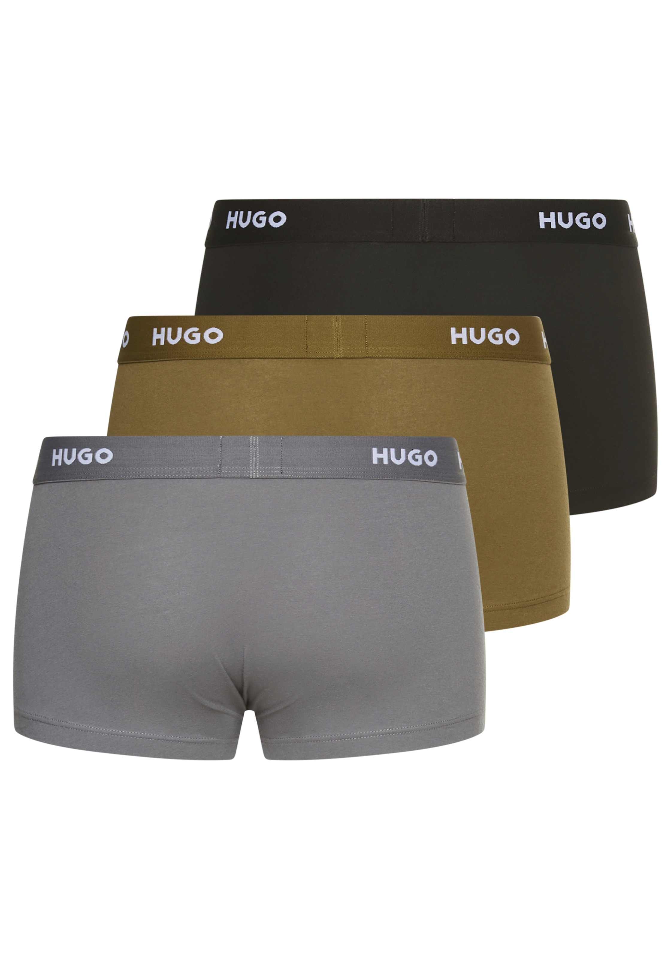 HUGO Underwear Trunk »TRUNK TRIPLET PACK«, (Packung, 3 St.), mit Logoschriftzug auf dem Bund