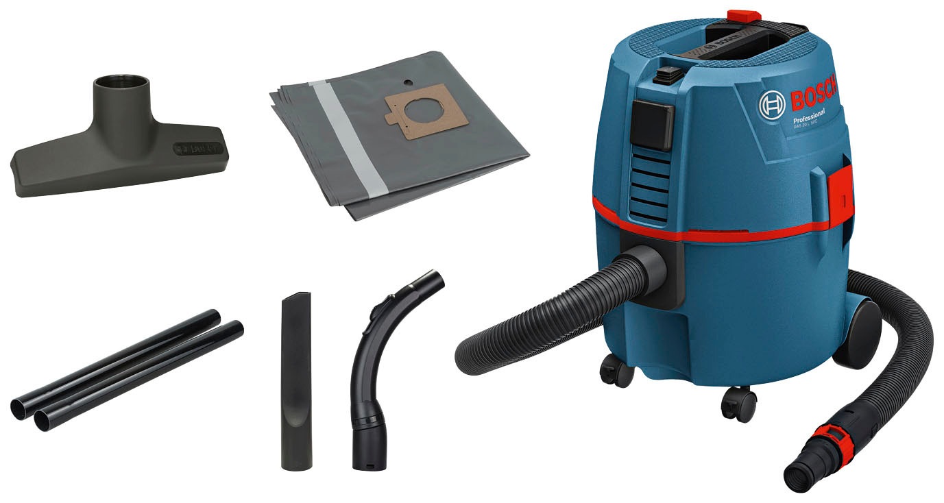 BOSCH PROFESSIONAL Industriesauger »GAS 20 L SFC« blau