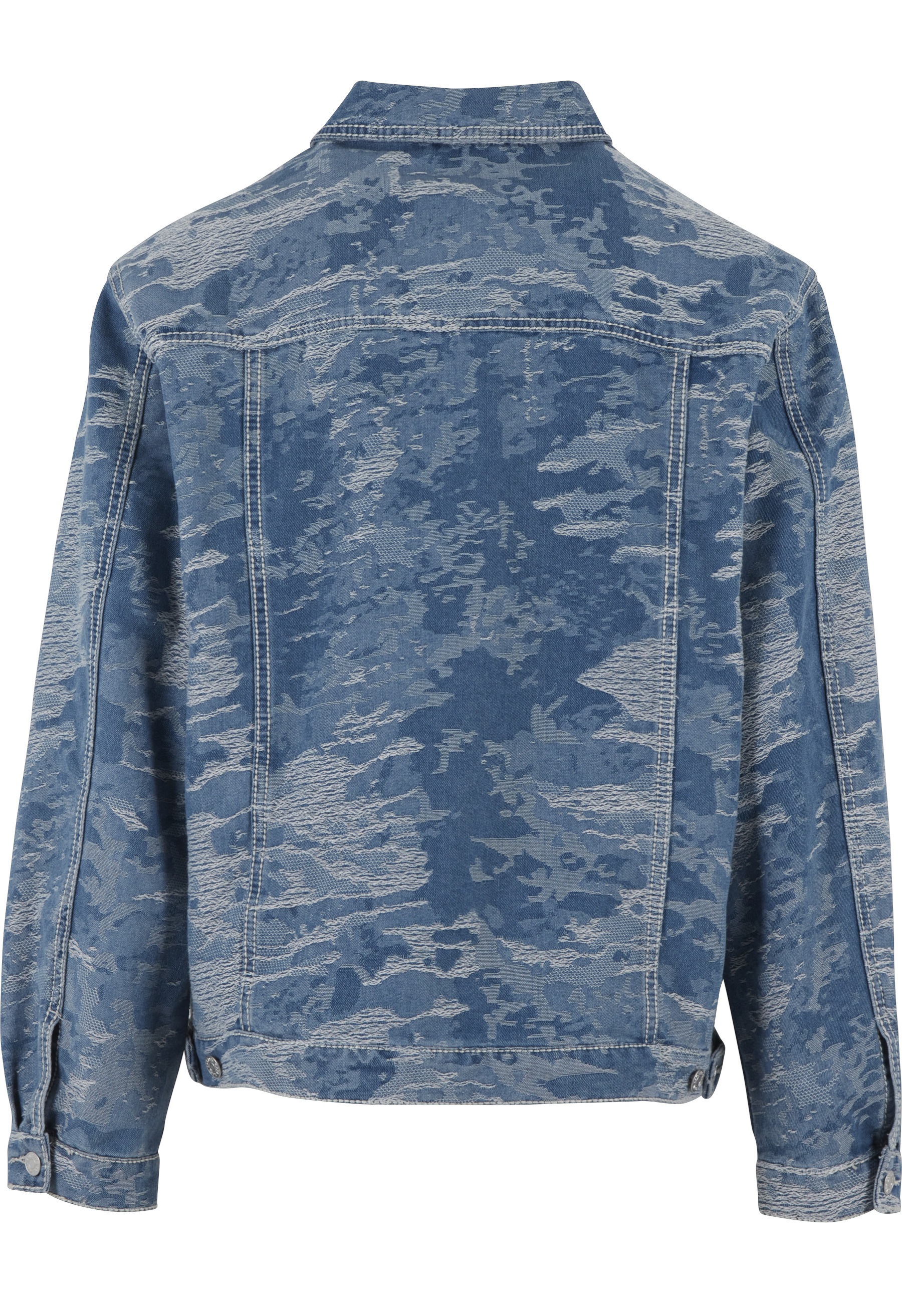 Karl Kani Jeansjacke »Karl Kani OG K Distress Camo OS Denim Jacket« 1 Stk. tlg. ohne Kapuze