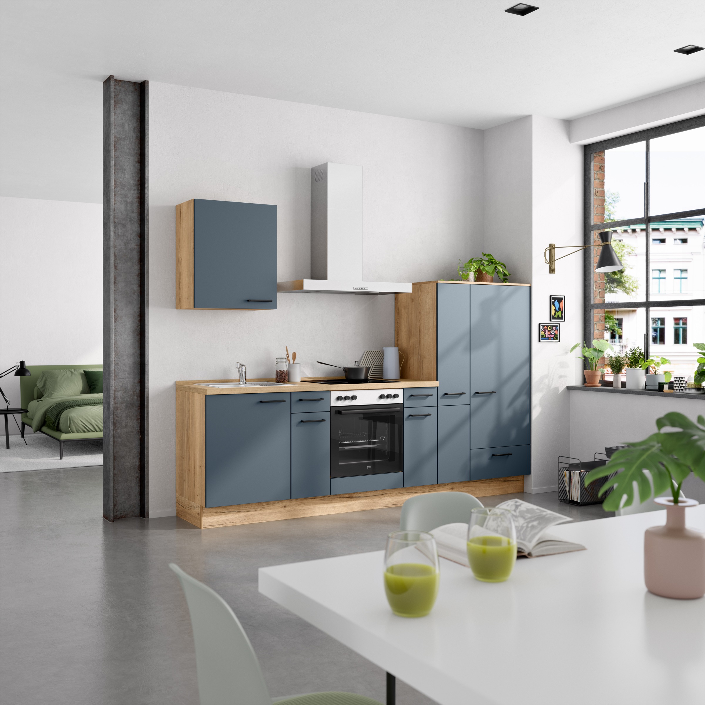 nobilia Küchenzeile ""Easytouch I"" vormontiert, Ausrichtung wählbar, Breit günstig online kaufen