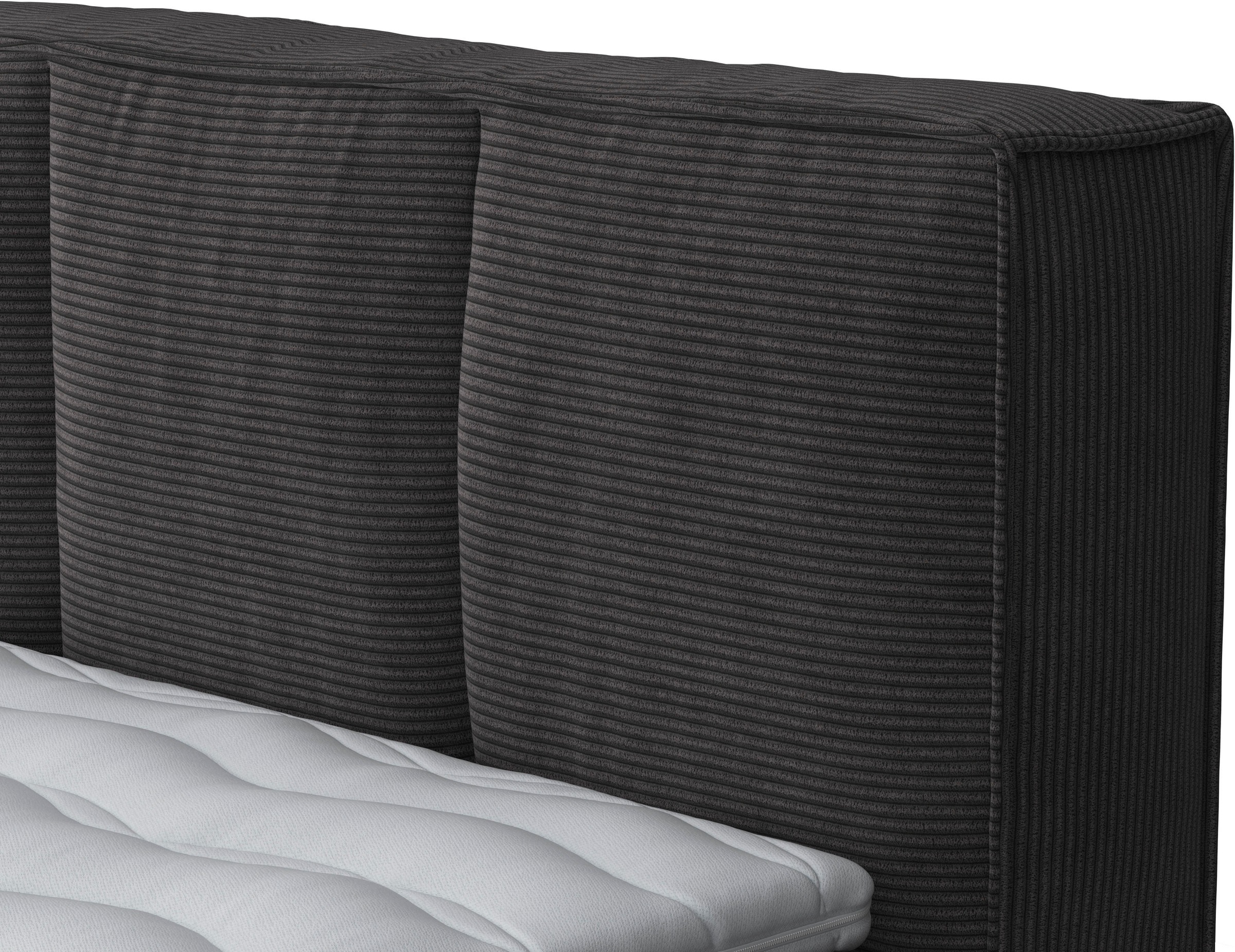 Home affaire Boxspringbett »Milano«, Boxbett inkl. Topper, 2 Matratzen, Härtegrade H2, H3 und H4 wählbar