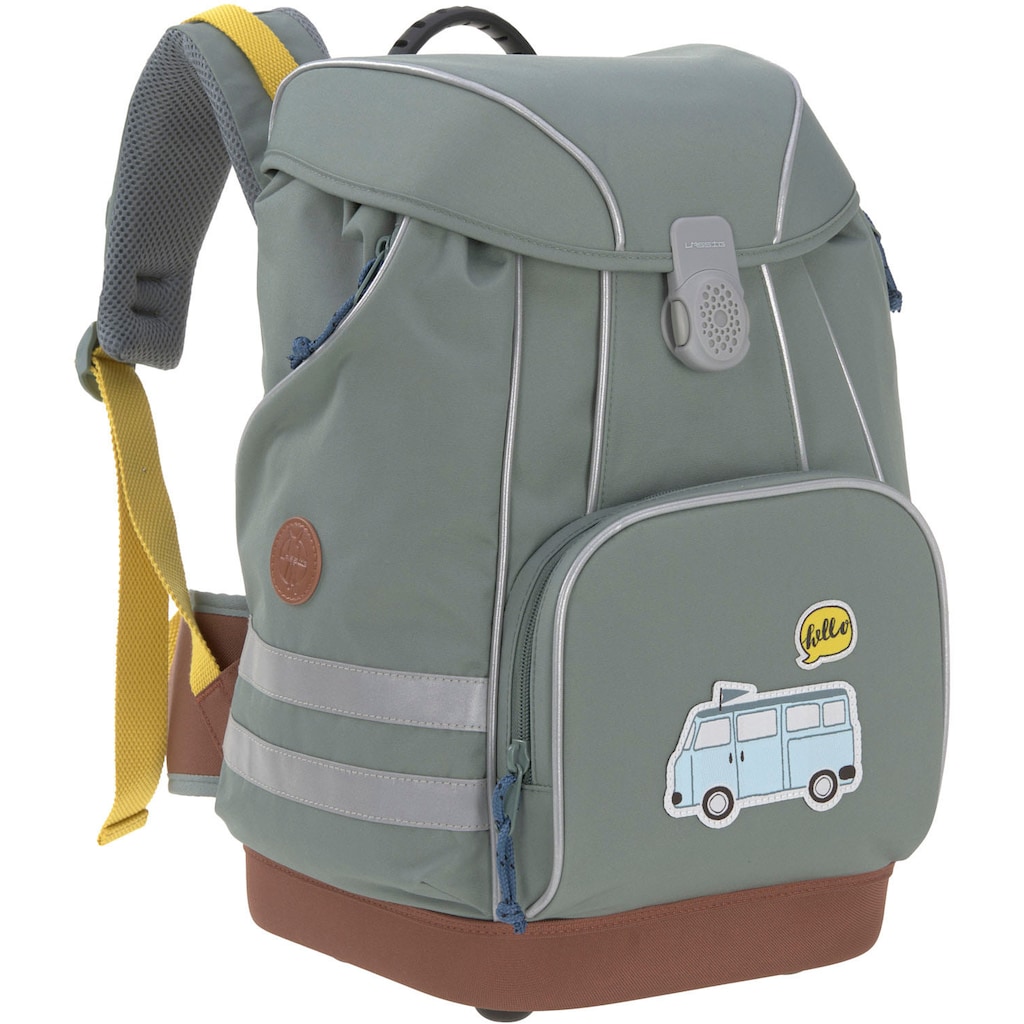 LÄSSIG Schulranzen »Adventure, Bus«, 3M™ Scotchlite™ Reflektoren, PETA-approved vegan