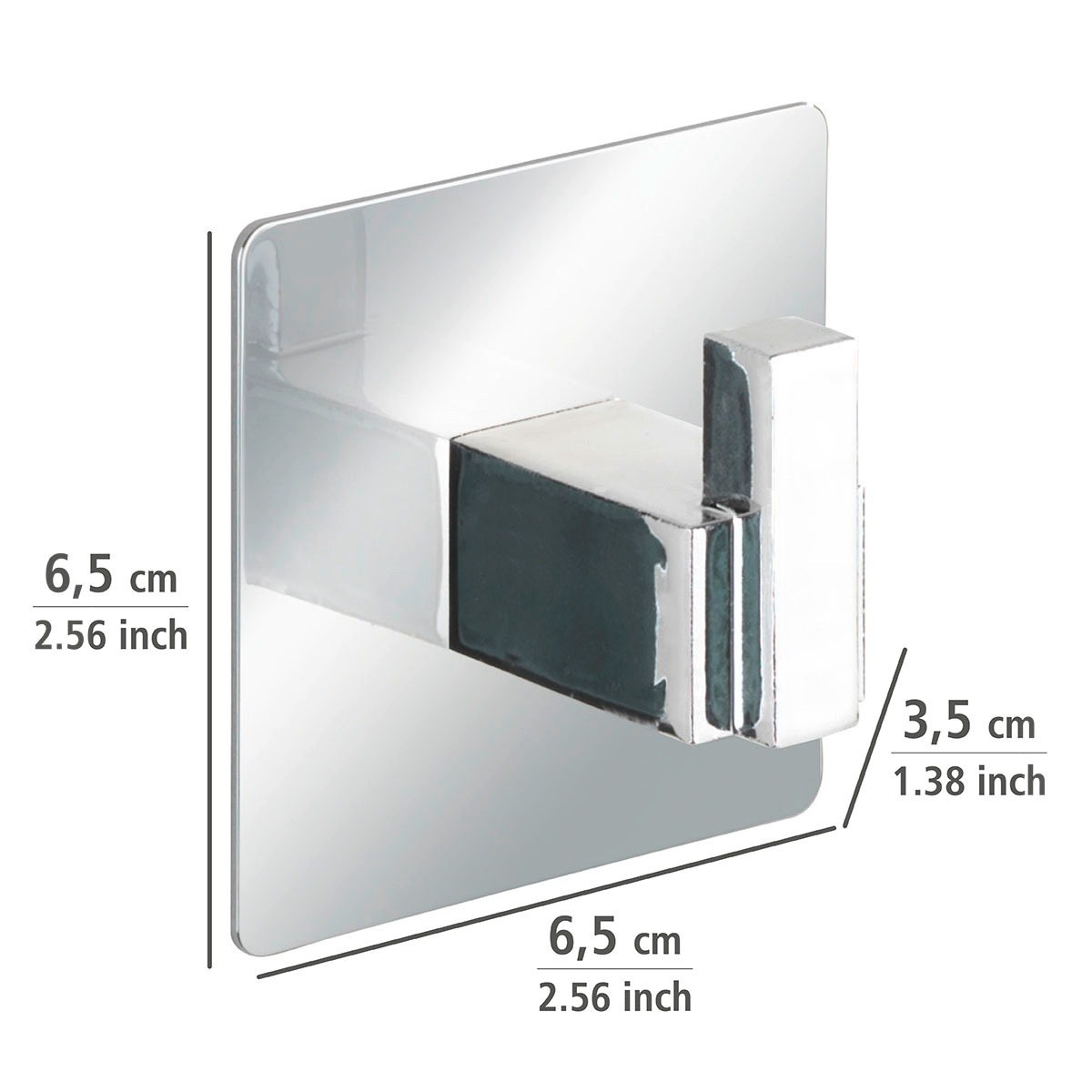 WENKO Wandhaken »Turbo-Loc® Quadro«, ohne Bohren