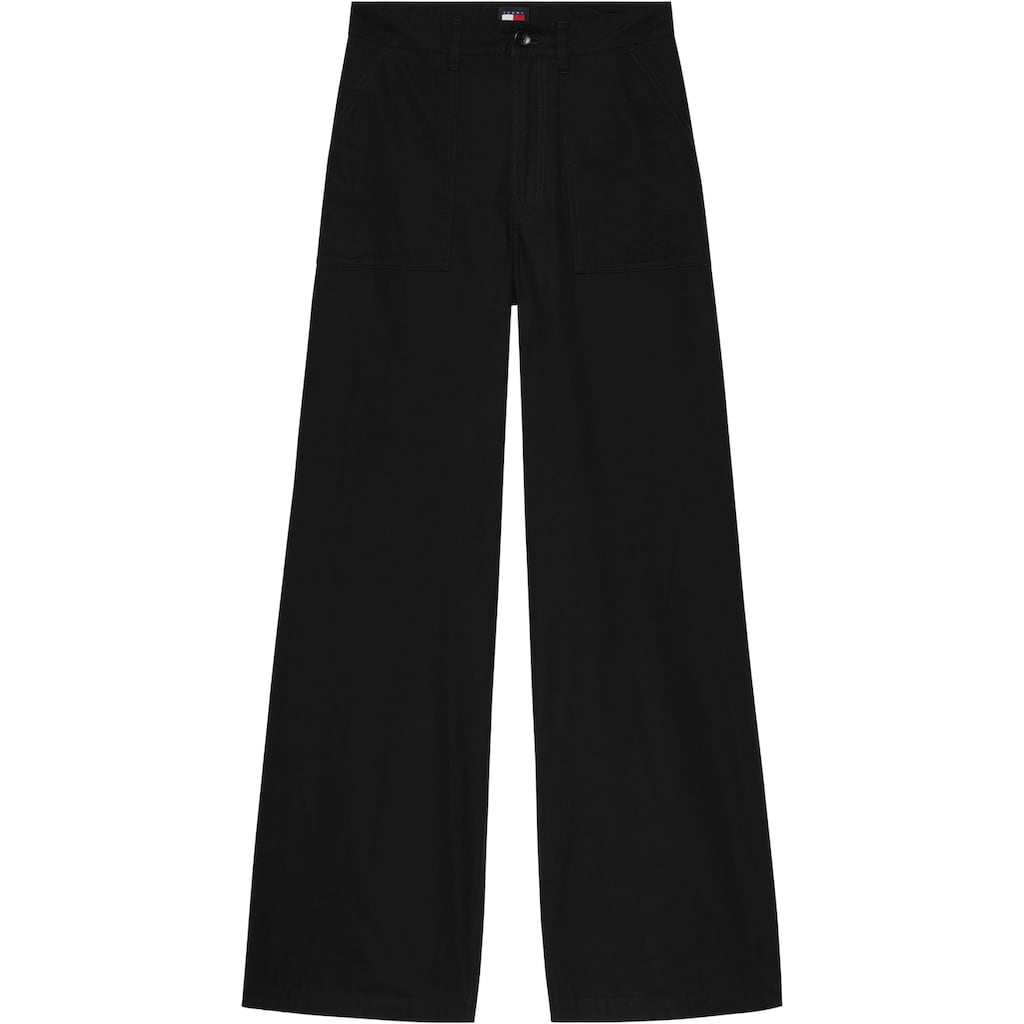 Tommy Jeans Cargohose »TJW CLAIRE HR WIDE CARGO PANT«, mit Logopatch