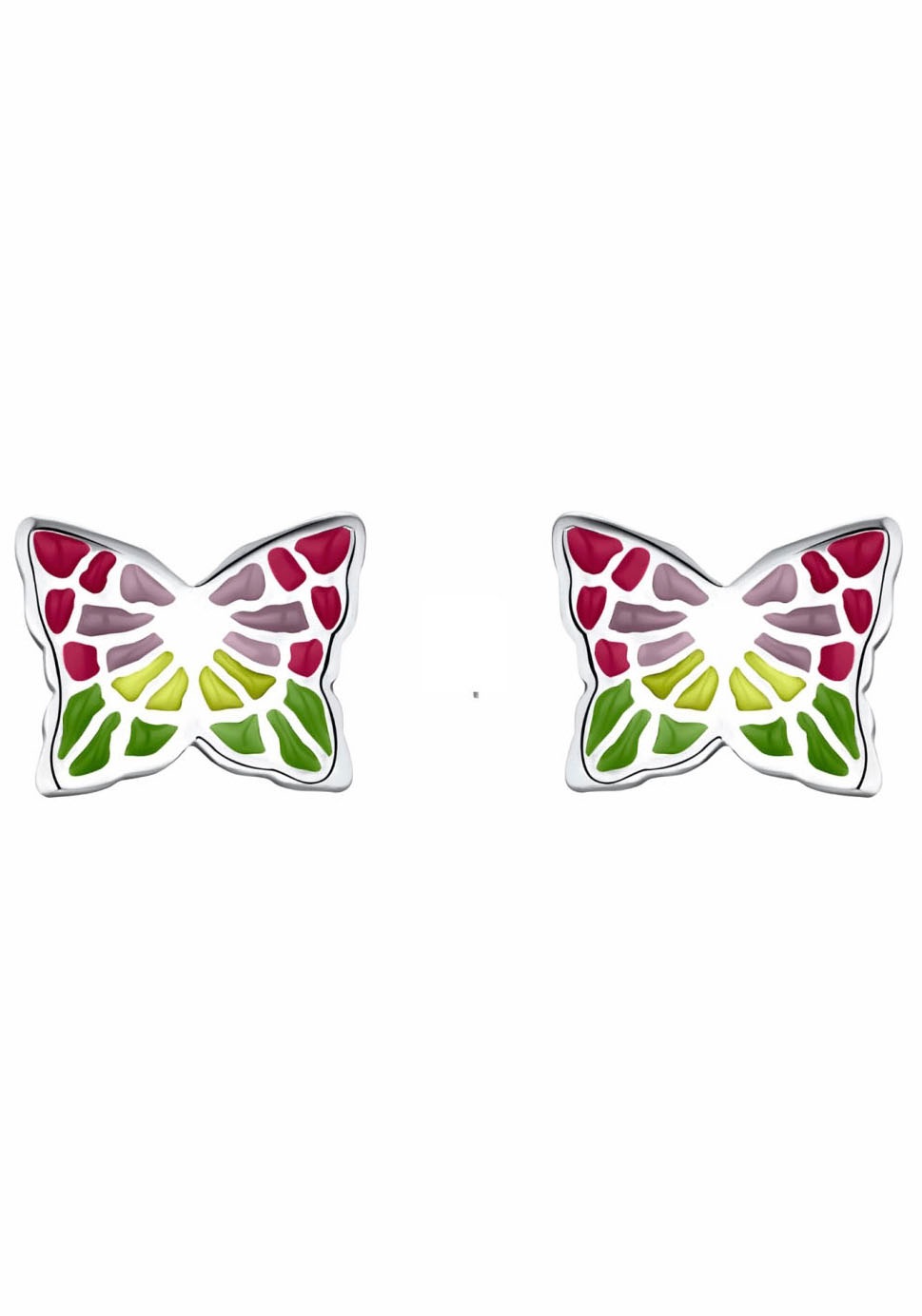 Amor Paar Ohrstecker »Beautiful Butterfly Schmetterling, 2021352«, (2 tlg.)
