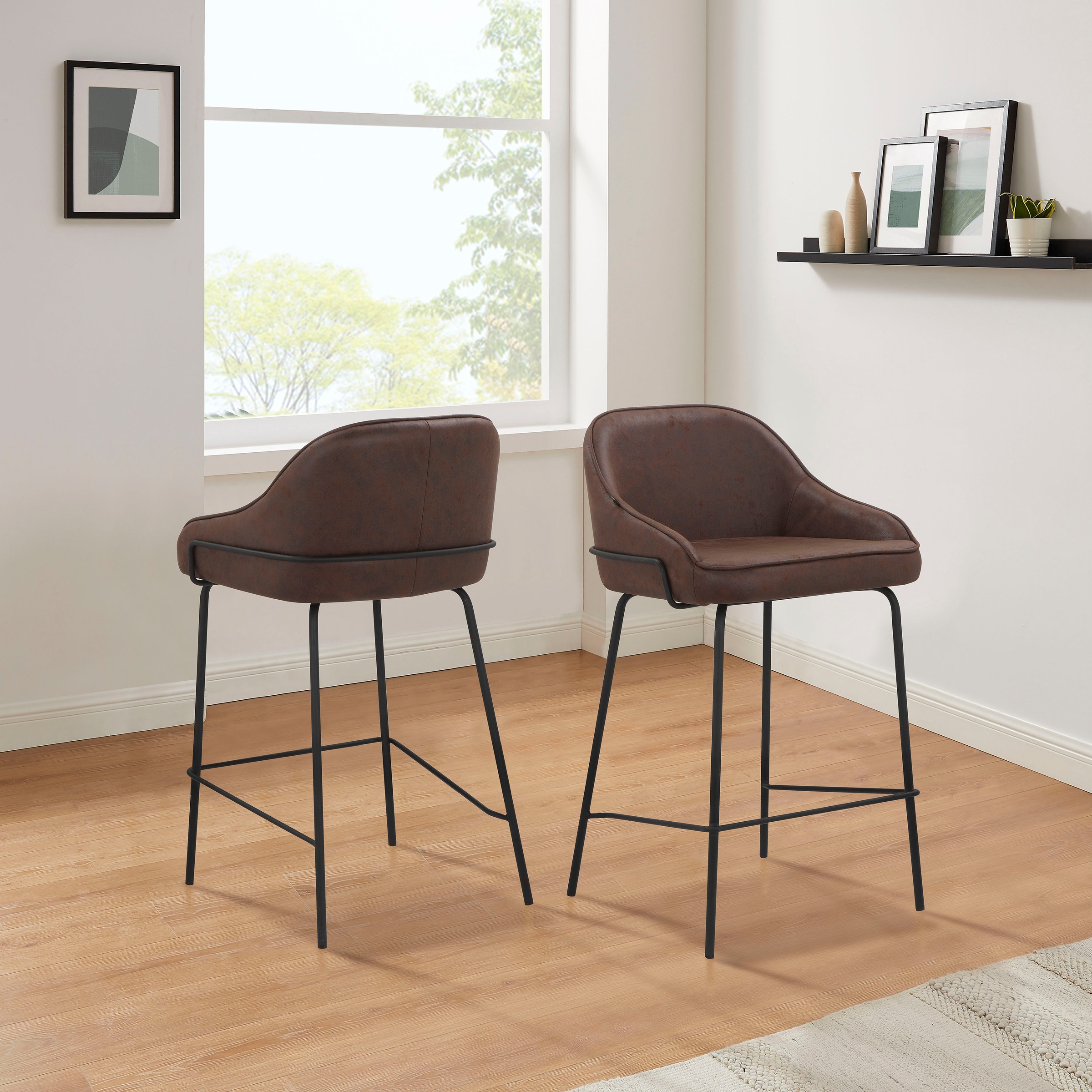 Leonique 4-Fußstuhl »Puant« () 2 Stk.mit Stoff aus Polyester/recyceltem Pol günstig online kaufen