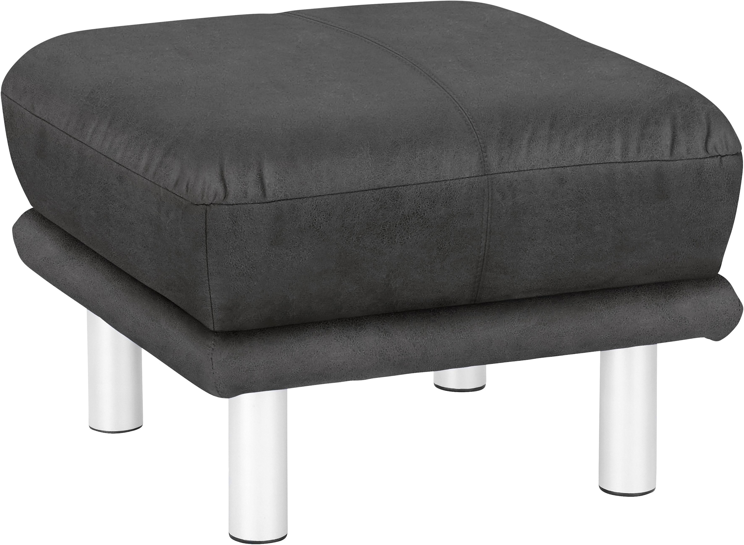TRENDMANUFAKTUR Hocker »Cecilia II, modern und elegant, B/T 66/66cm« günstig online kaufen