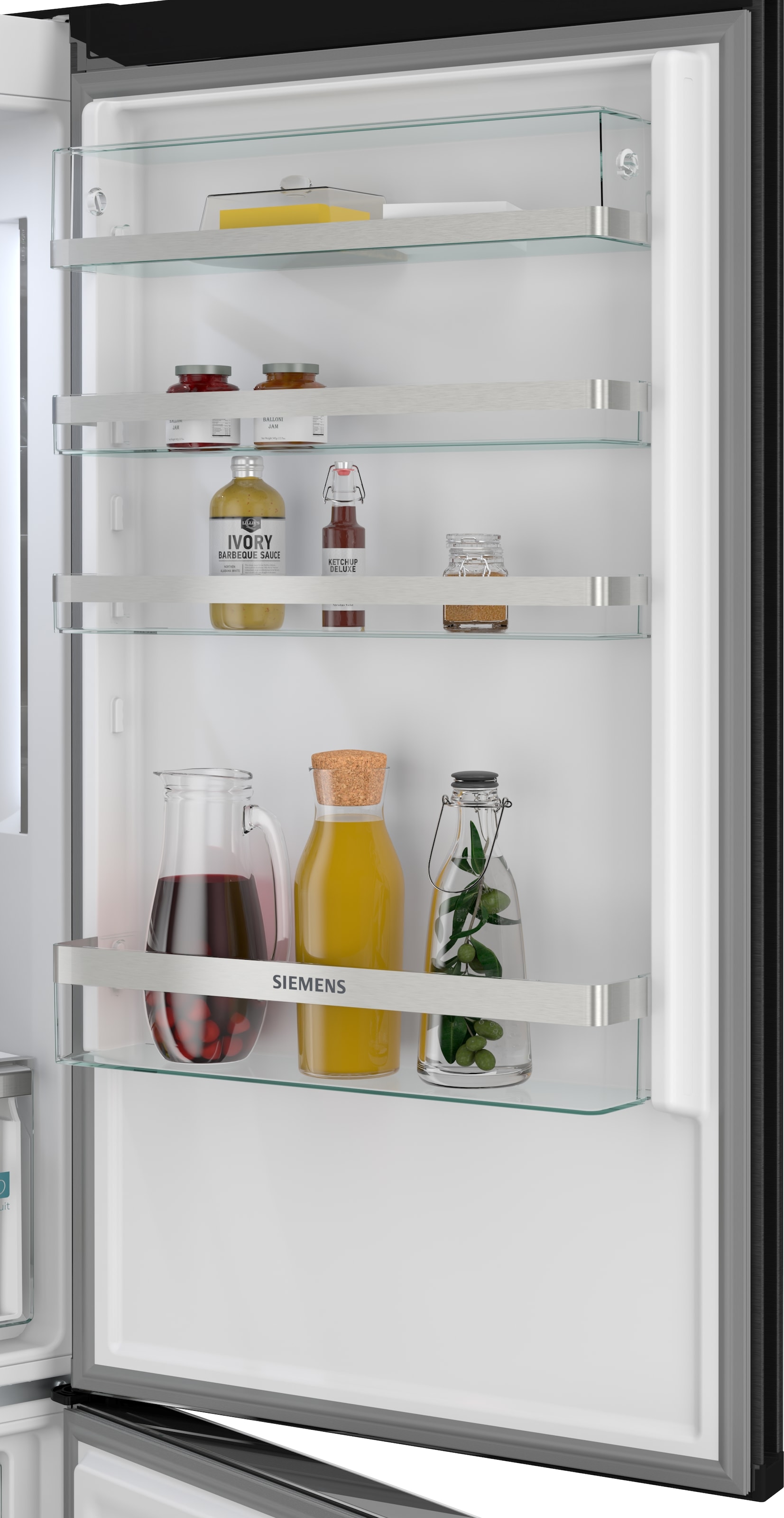 SIEMENS Kühl-/Gefrierkombination iQ500 »KG49NAXCG« 203 cm hoch 70 cm breit hyperFresh System für frisches Obst und Gemüse sowie Total noFrost