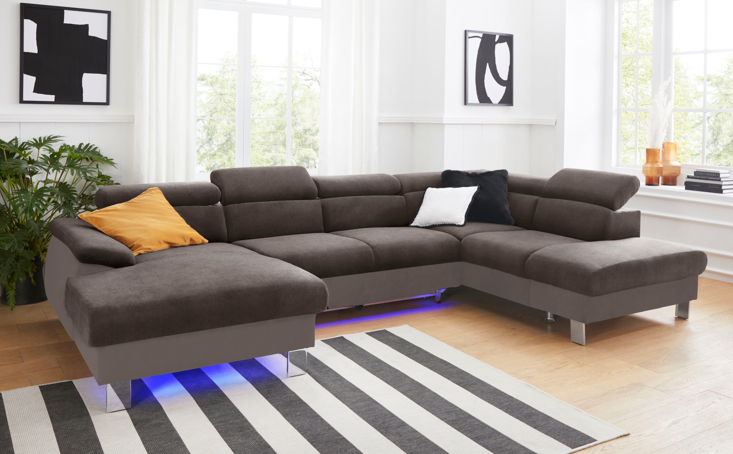 COTTA Polstergarnitur »Komaris U-Form«, (Set), Set bestehend aus: Wohnlands günstig online kaufen